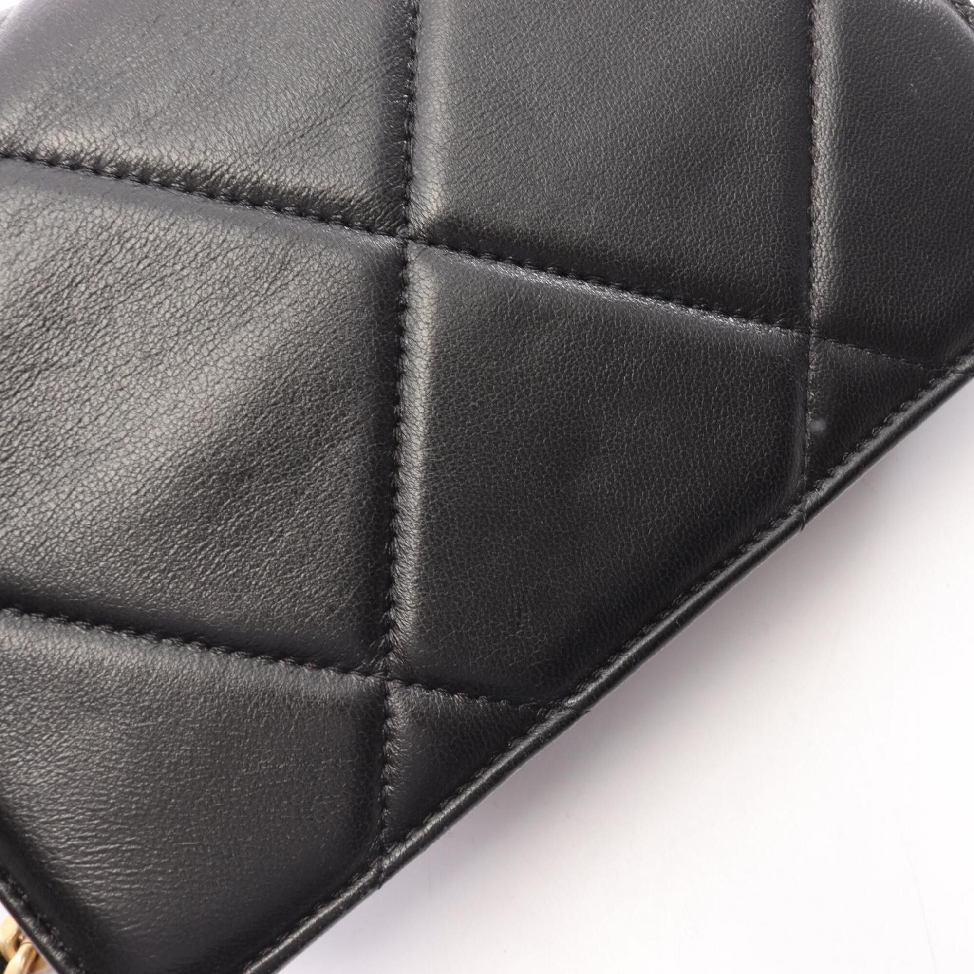 Chanel Chanel 19 Dixneuf Combination Hardware 2-Way Shoulder Bag/Handbag Lambskin Leather Women's Black AP0957 Size ONE SIZE - 9 Thumbnail