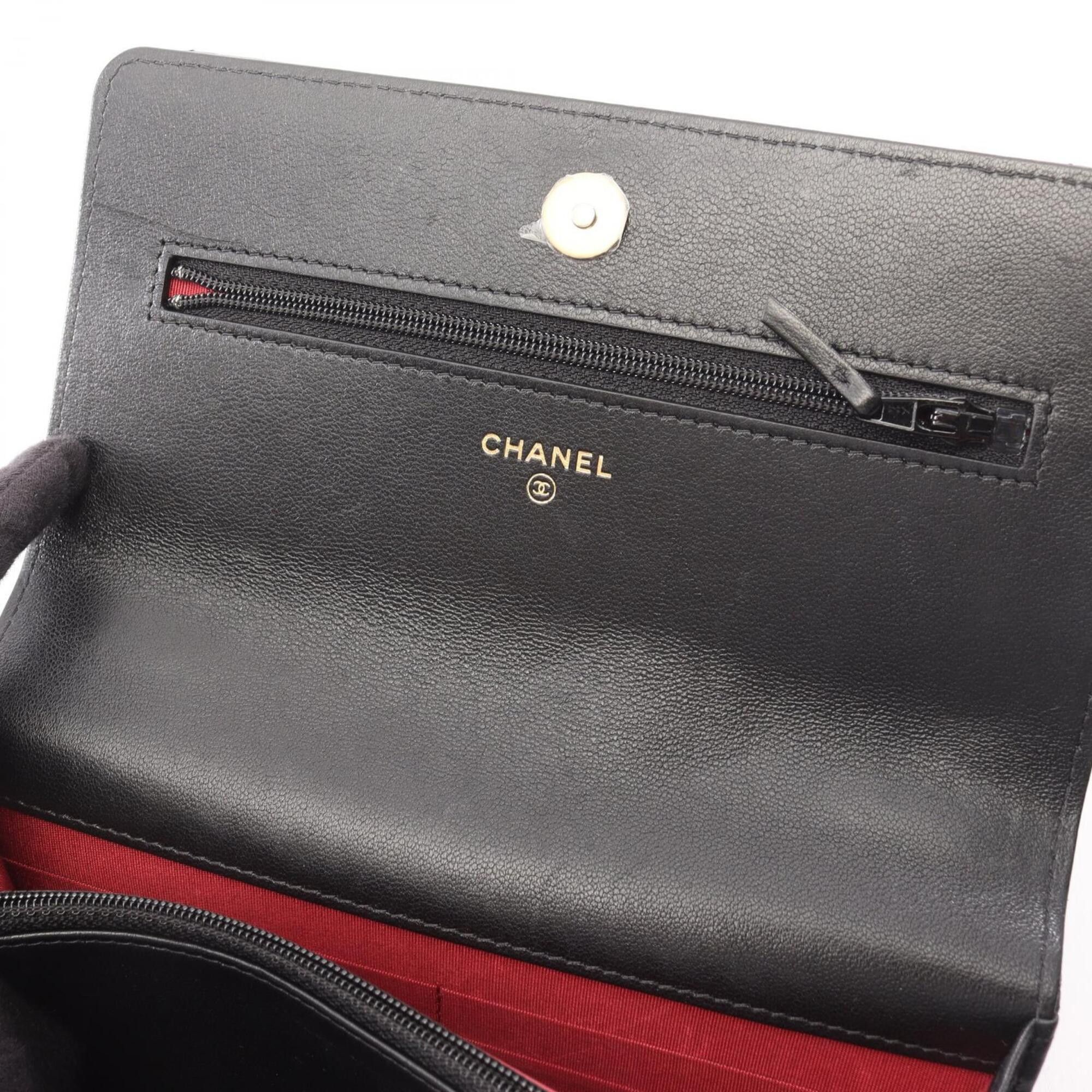 Chanel Chanel 19 Dixneuf Combination Hardware 2-Way Shoulder Bag/Handbag Lambskin Leather Women's Black AP0957 Size ONE SIZE - 6 Thumbnail