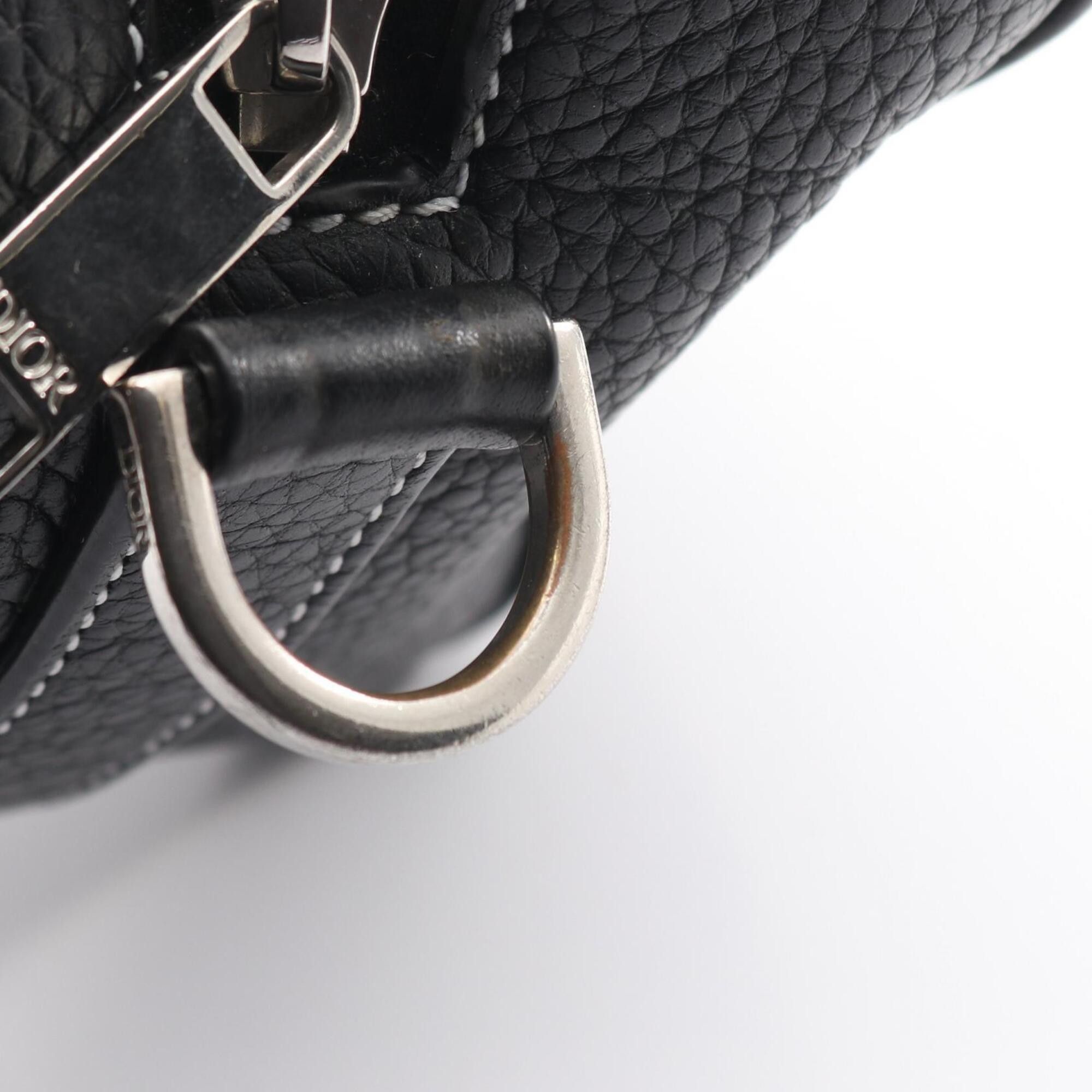 Dior Christian Dior Dior Lango 22 Shoulder Bag/Handbag, Leather, Men's/Women's, Black Size ONE SIZE - 6 Thumbnail