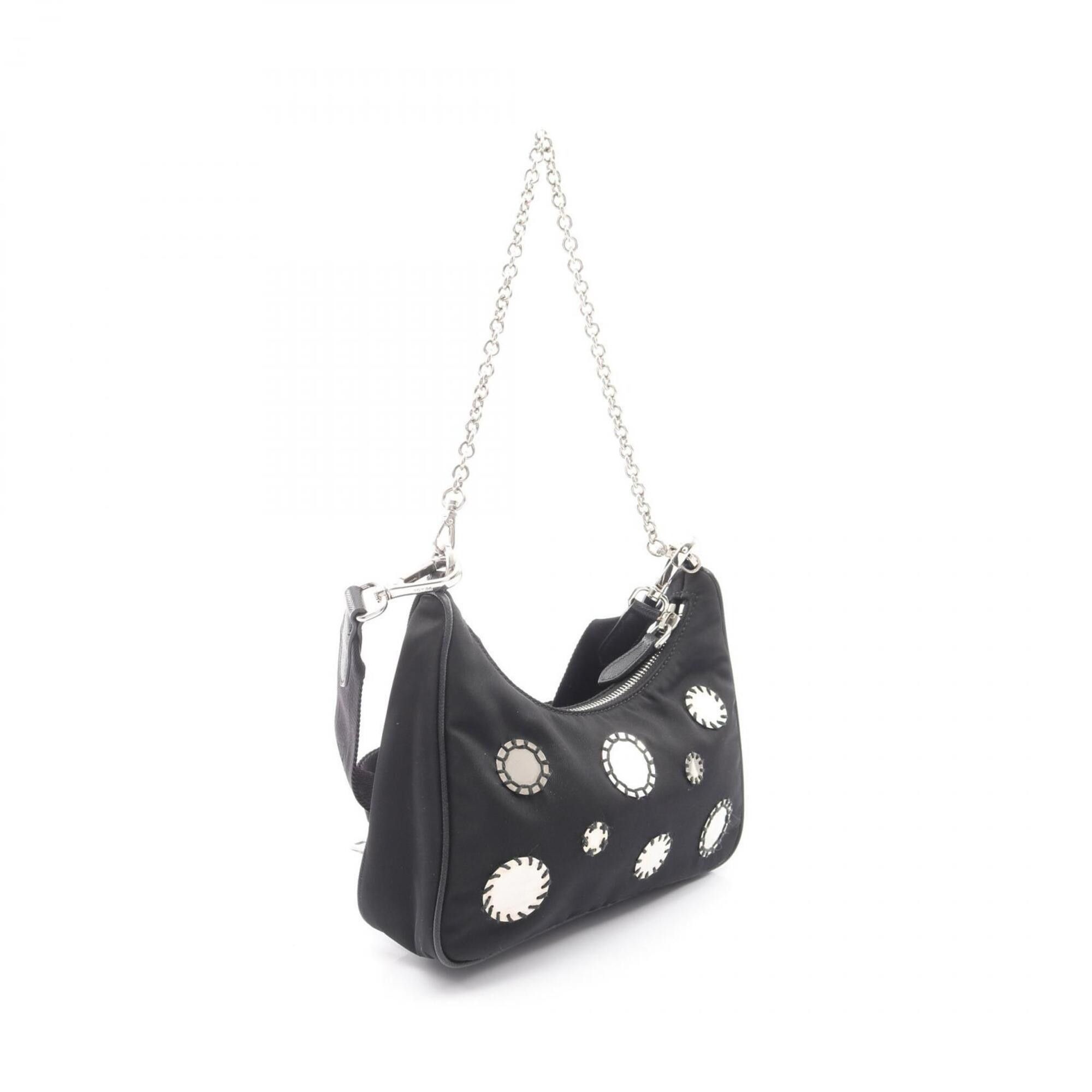 Prada Prada Re-Edition 2005 Shoulder Bag/Handbag, Nylon & Saffiano Leather, Women's, Black, 1BH204 Size ONE SIZE - 2 Thumbnail