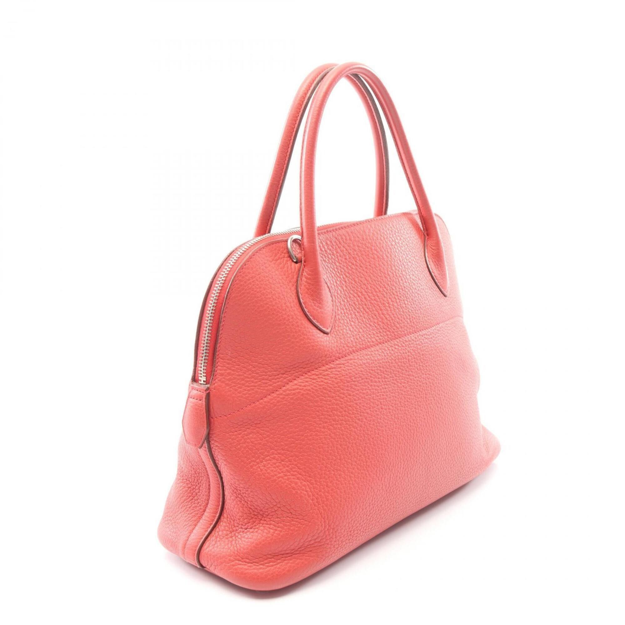 Hermes Hermes Bolide 31 Bougainvillea 2-way handbag, made of Taurillon Clemence leather, women's, red. Size ONE SIZE - 2 Thumbnail