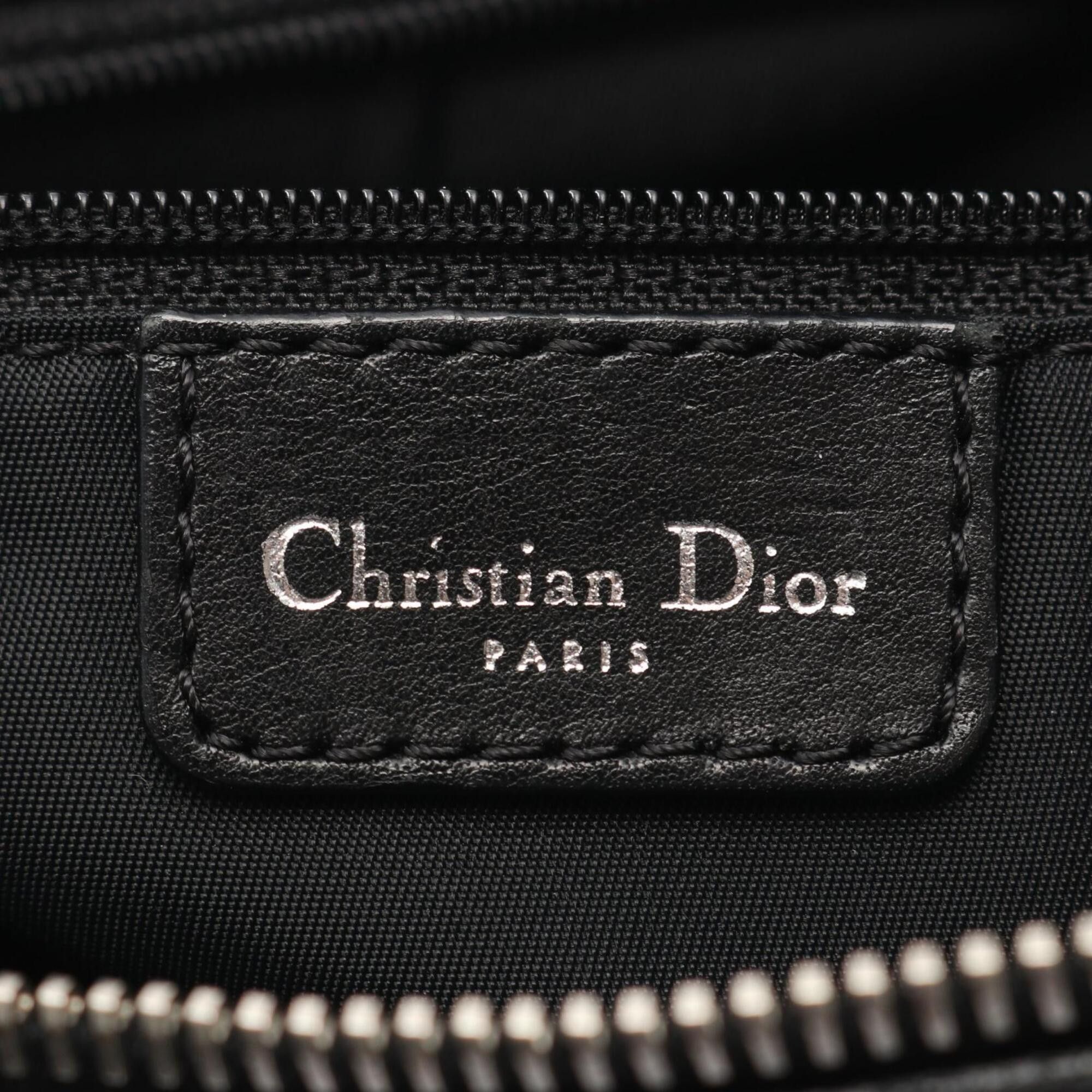 Dior Christian Dior Dior Street Chic Trotter Shoulder Bag Handbag Canvas Leather Women's Black Size ONE SIZE - 4 Thumbnail