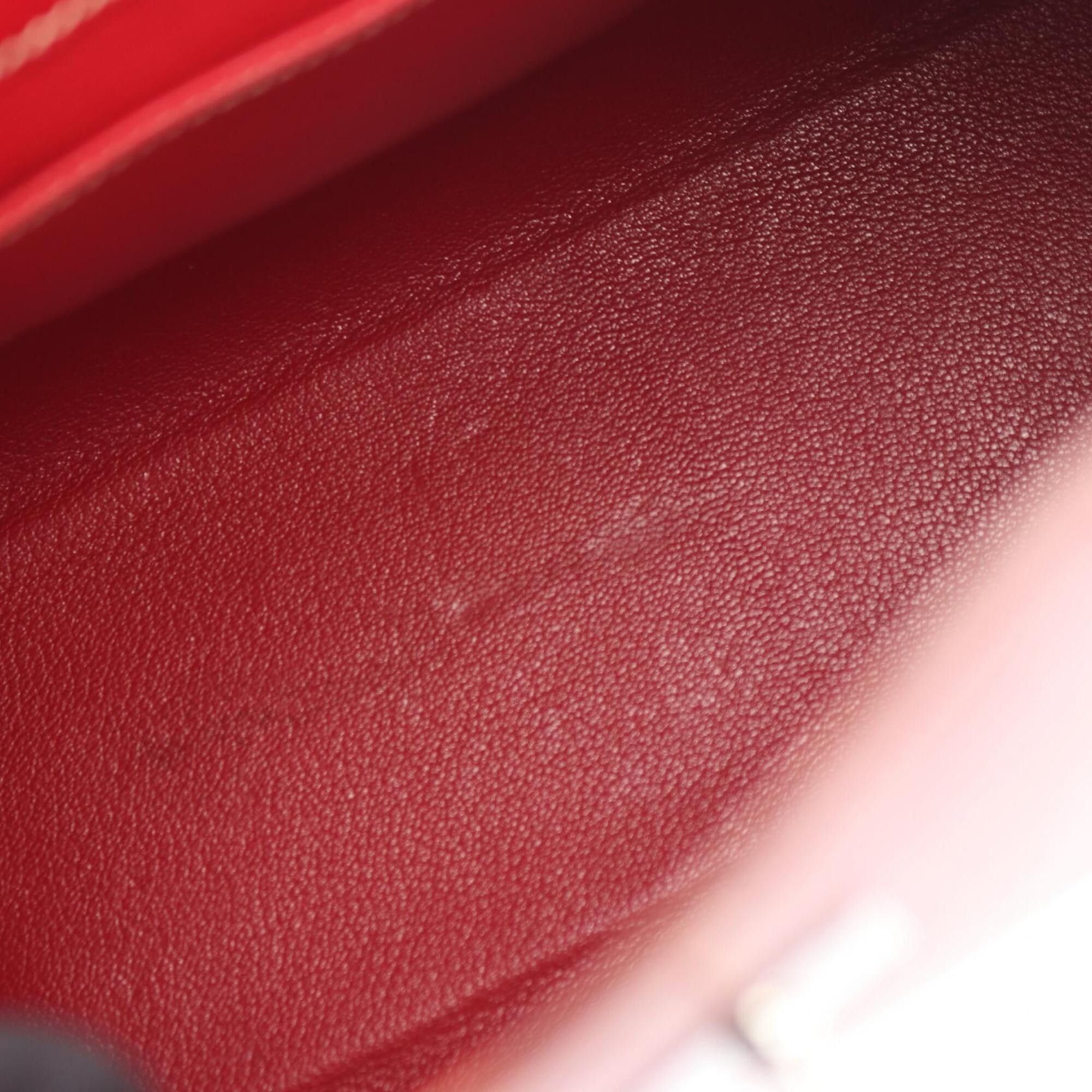 Hermes Hermes Kelly Sport MM Rouge Moyen Shoulder Bag/Handbag, Courchevel Leather, Women's, Red Size ONE SIZE - 6 Thumbnail