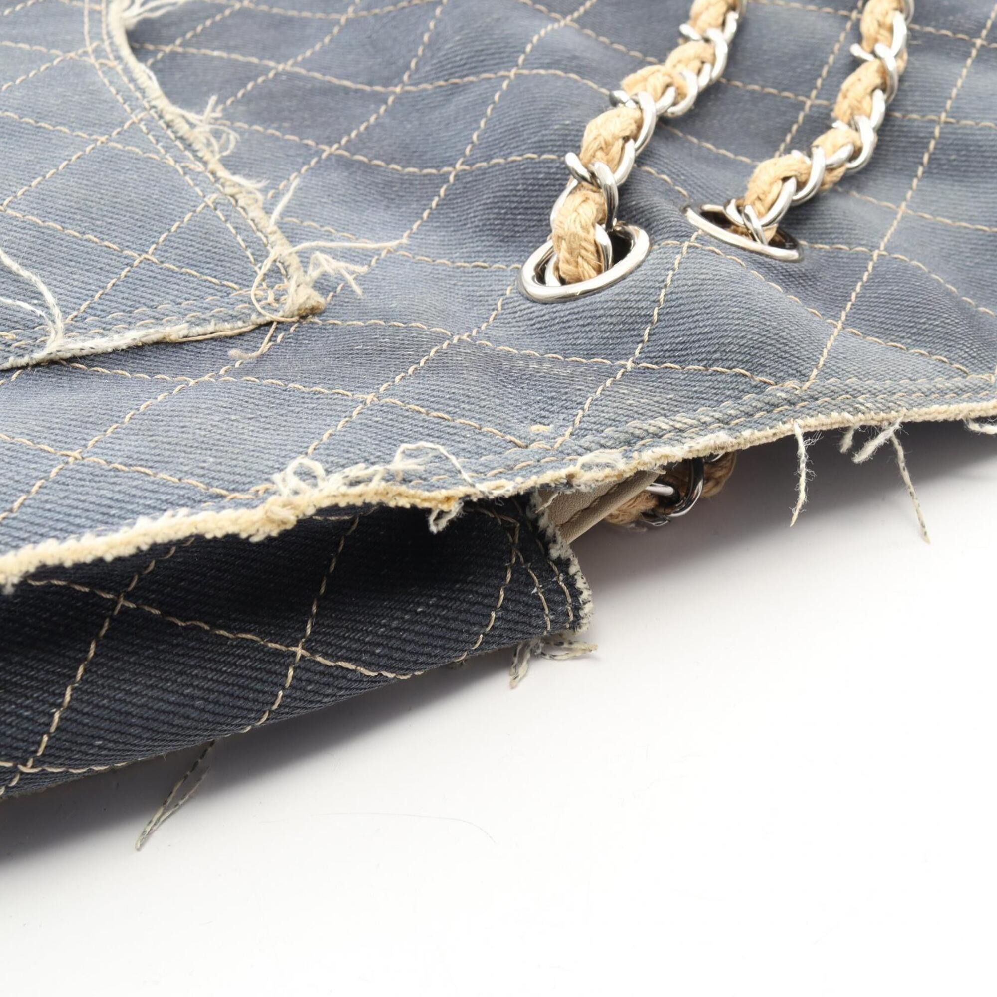 Chanel Chanel Matelassé Shoulder Bag/Handbag, Denim, Women's, Navy Size ONE SIZE - 8 Thumbnail