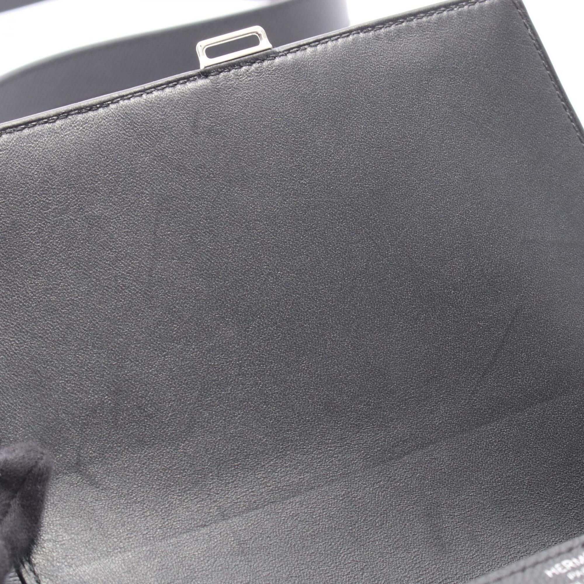 Hermes Hermes Della Cavalleria Mini Shoulder Bag/Handbag, Veau Epsom Leather, Women's, Black Size ONE SIZE - 6 Thumbnail