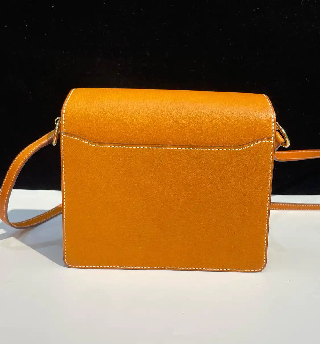 Hermes Hermes Roulis Gold Toffee cowhide leather crossbody bag silver hardware U Size ONE SIZE - 4 Thumbnail