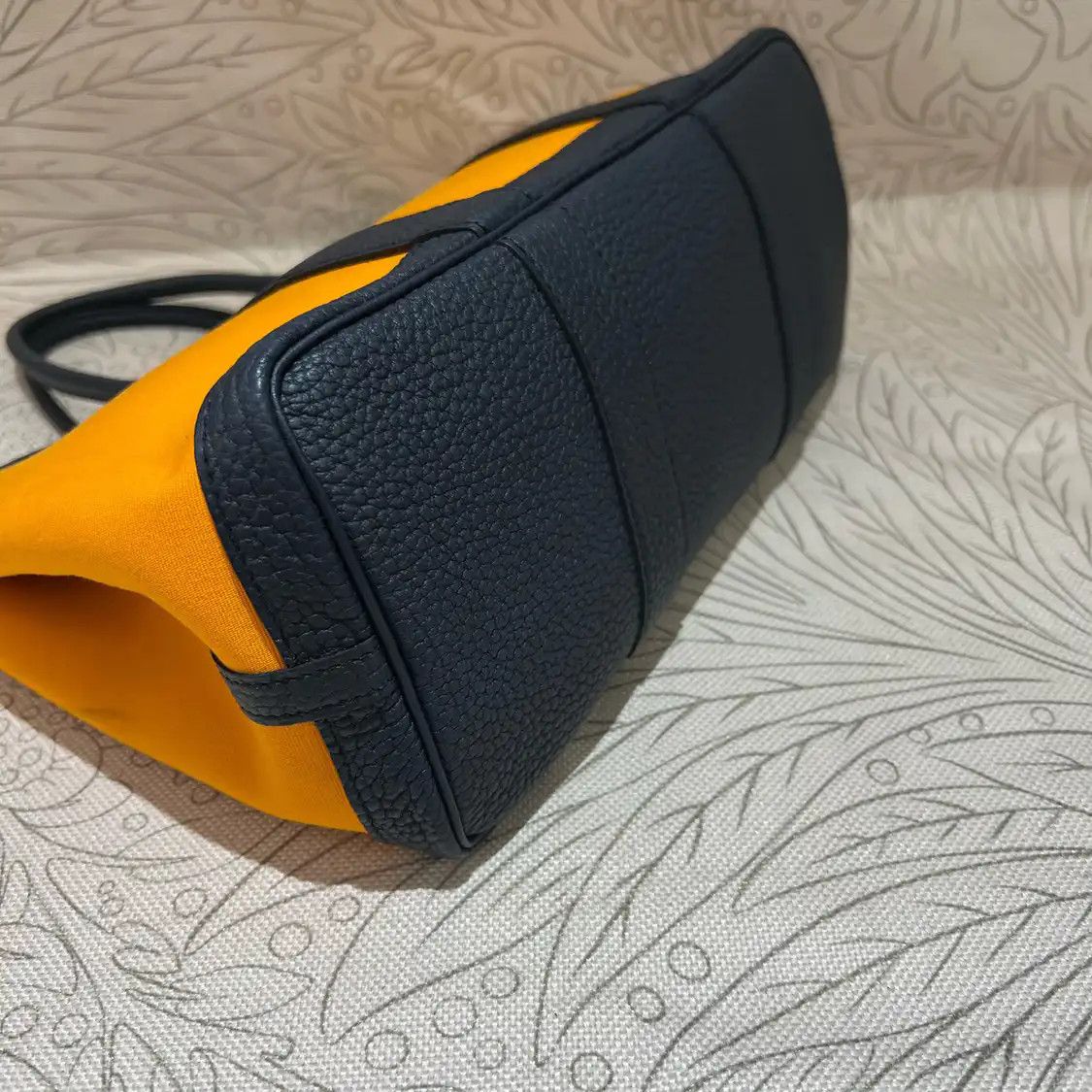 Hermes Hermes Garden Party 30 Jaune Soleil canvas Garden Party handbag silver hardware Size ONE SIZE - 4 Thumbnail