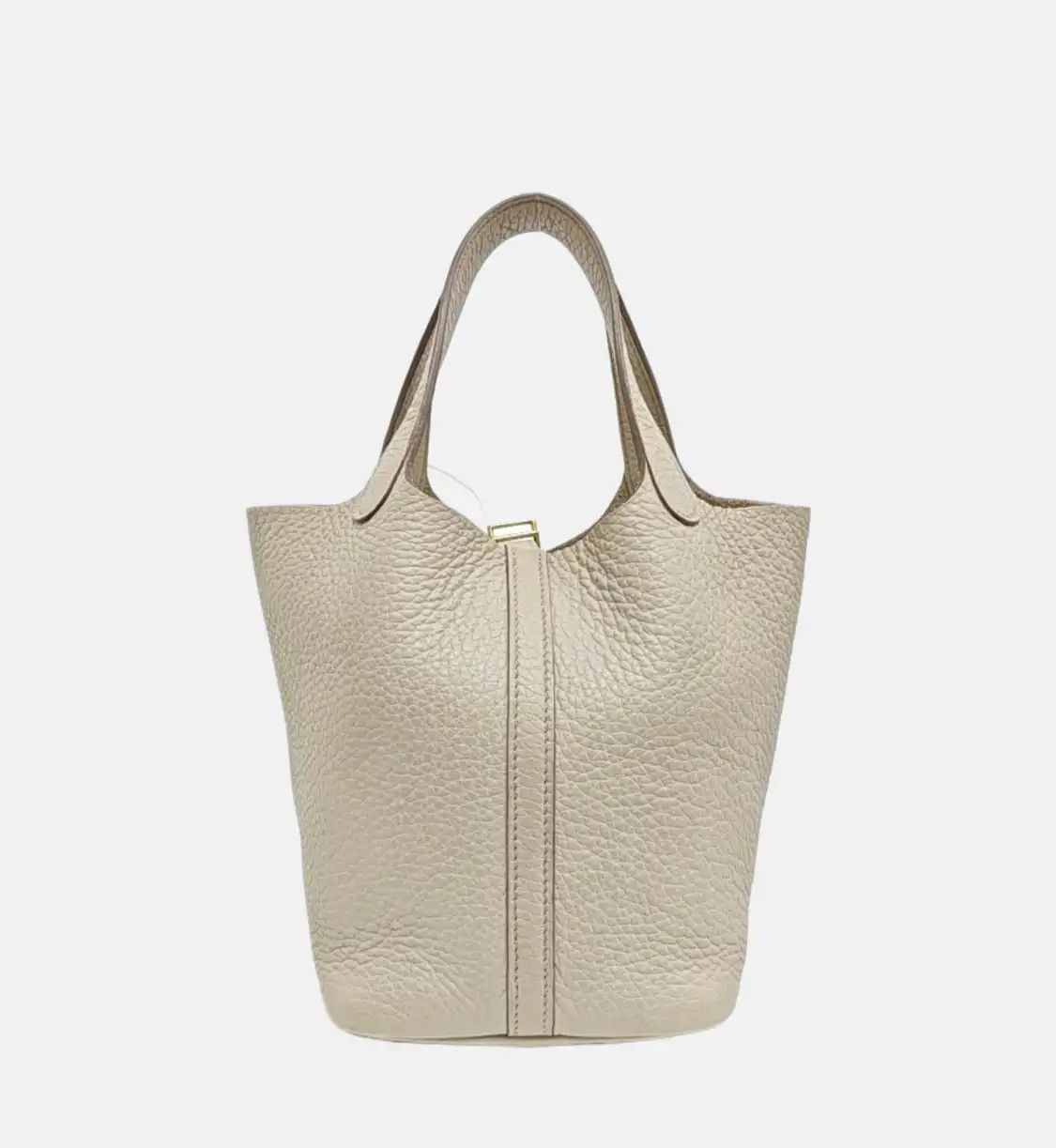 Hermes Hermes Picotin Lock 18 milkshake white Clemence cowhide leather picotin handbag Size ONE SIZE - 5 Thumbnail