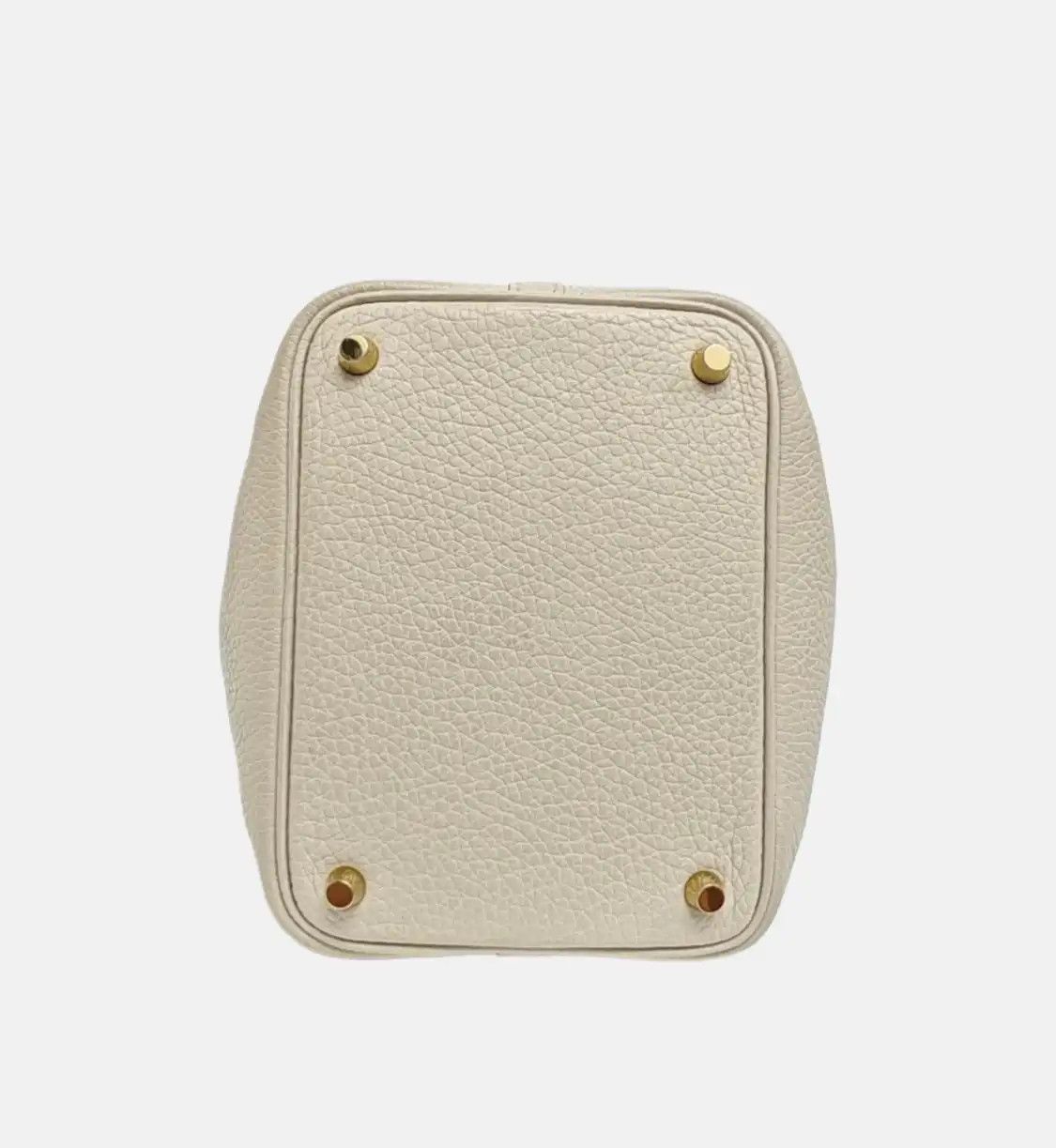 Hermes Hermes Picotin Lock 18 milkshake white Clemence cowhide leather picotin handbag Size ONE SIZE - 6 Thumbnail