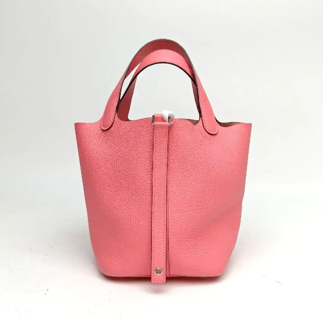 Hermes Hermes Picotin Lock 18 Rose Lipstick Clemence cowhide leather picotin handbag si Size ONE SIZE - 2 Thumbnail
