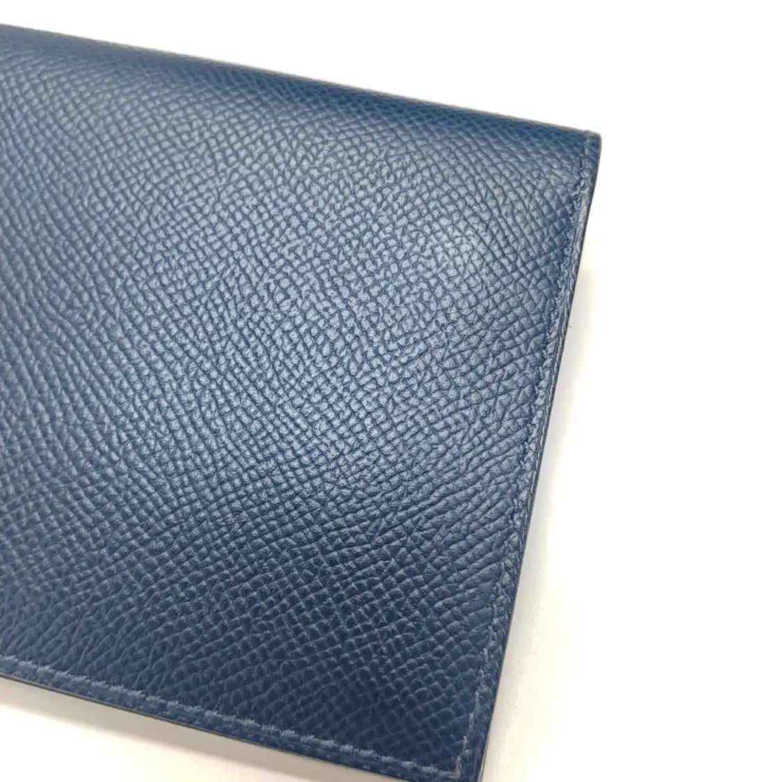 Hermes Hermes Citizen Twill Bleu Agate Epsom cowhide leather wallet silver hardware D Size ONE SIZE - 8 Thumbnail