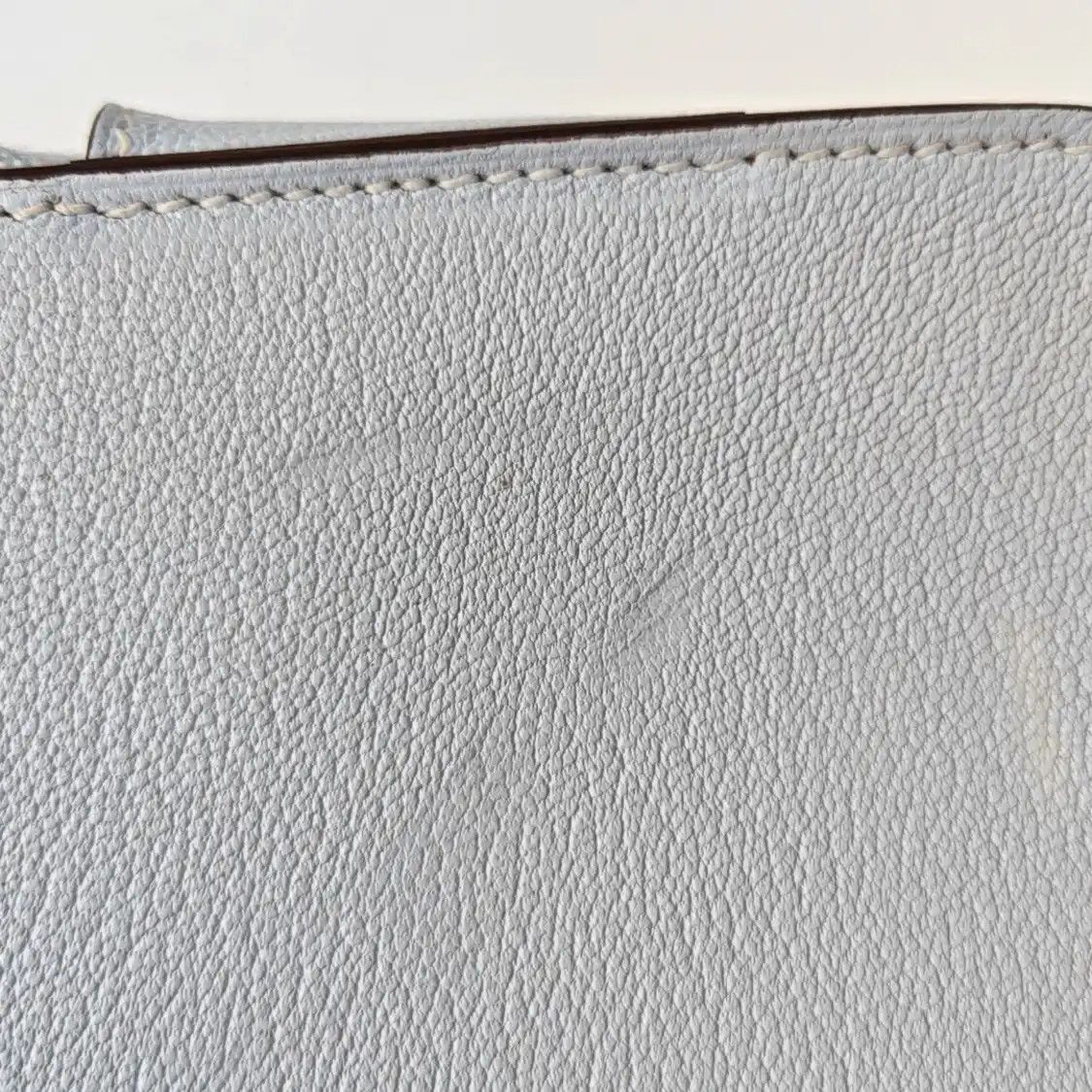 Hermes Hermes Geta breeze blue Chèvre Mysore goatskin shoulder bag handbag gold hardwar Size ONE SIZE - 10 Thumbnail