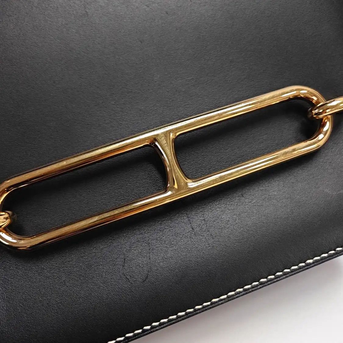 Hermes Hermes Roulis Small black Evergrain cowhide leather Roulis shoulder bag crossbod Size ONE SIZE - 11 Thumbnail