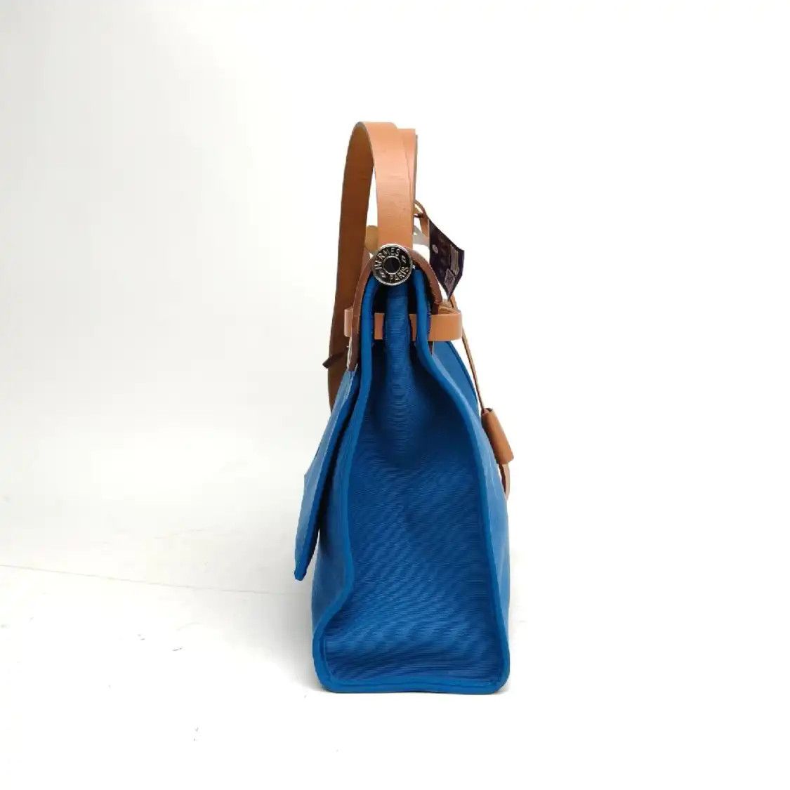 Hermes Hermes Herbag 31 Bulgaria blue canvas shoulder bag silver hardware X sub-pocket Size ONE SIZE - 4 Thumbnail