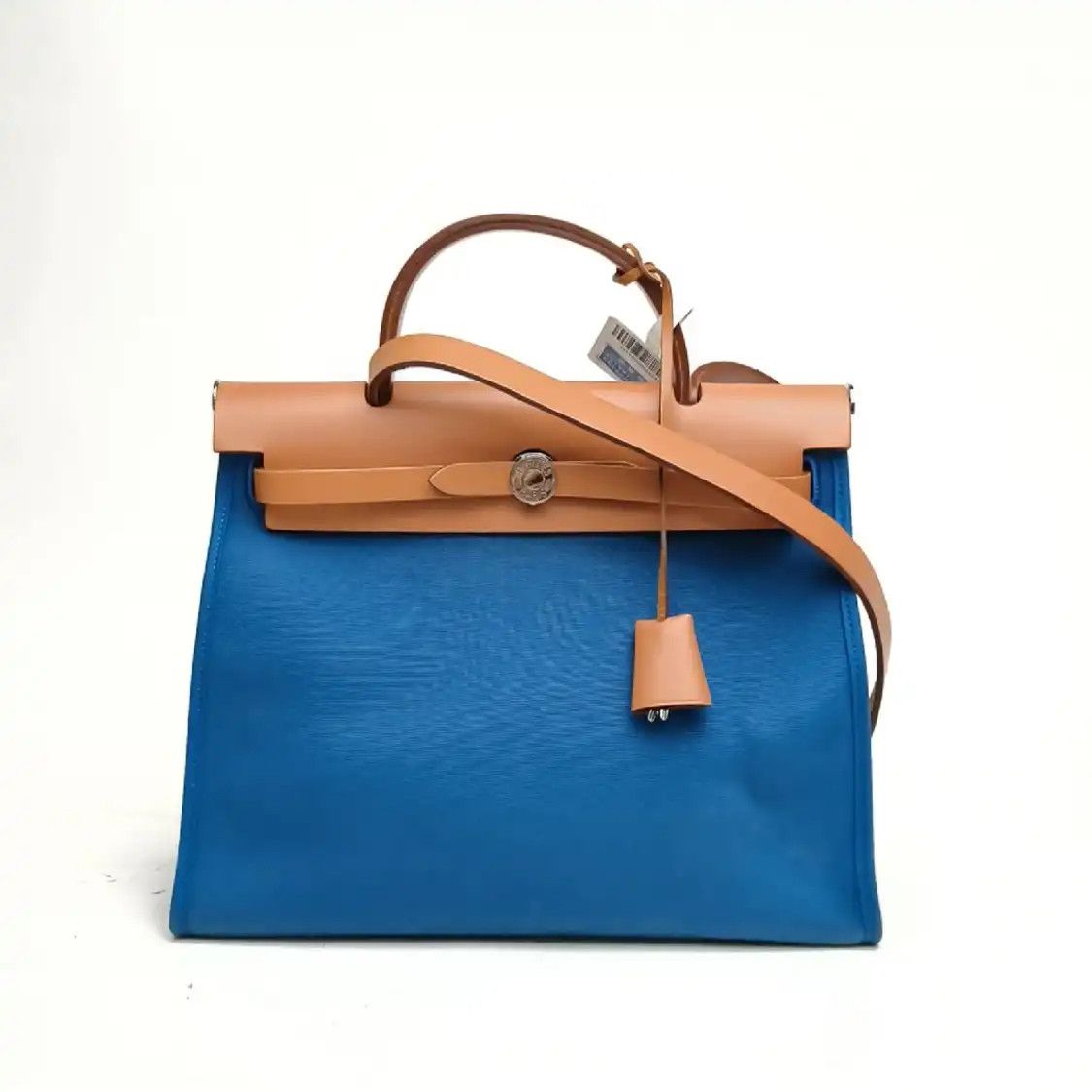 Hermes Hermes Herbag 31 Bulgaria blue canvas shoulder bag silver hardware X sub-pocket Size ONE SIZE - 8 Thumbnail
