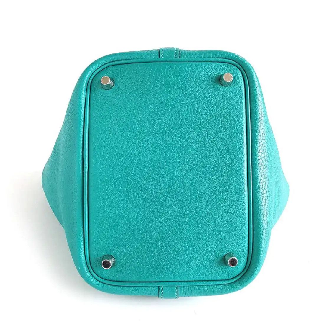 Hermes Hermes Picotin Lock 18 Vert Peacock Clemence cowhide leather picotin shoulder ba Size ONE SIZE - 3 Thumbnail