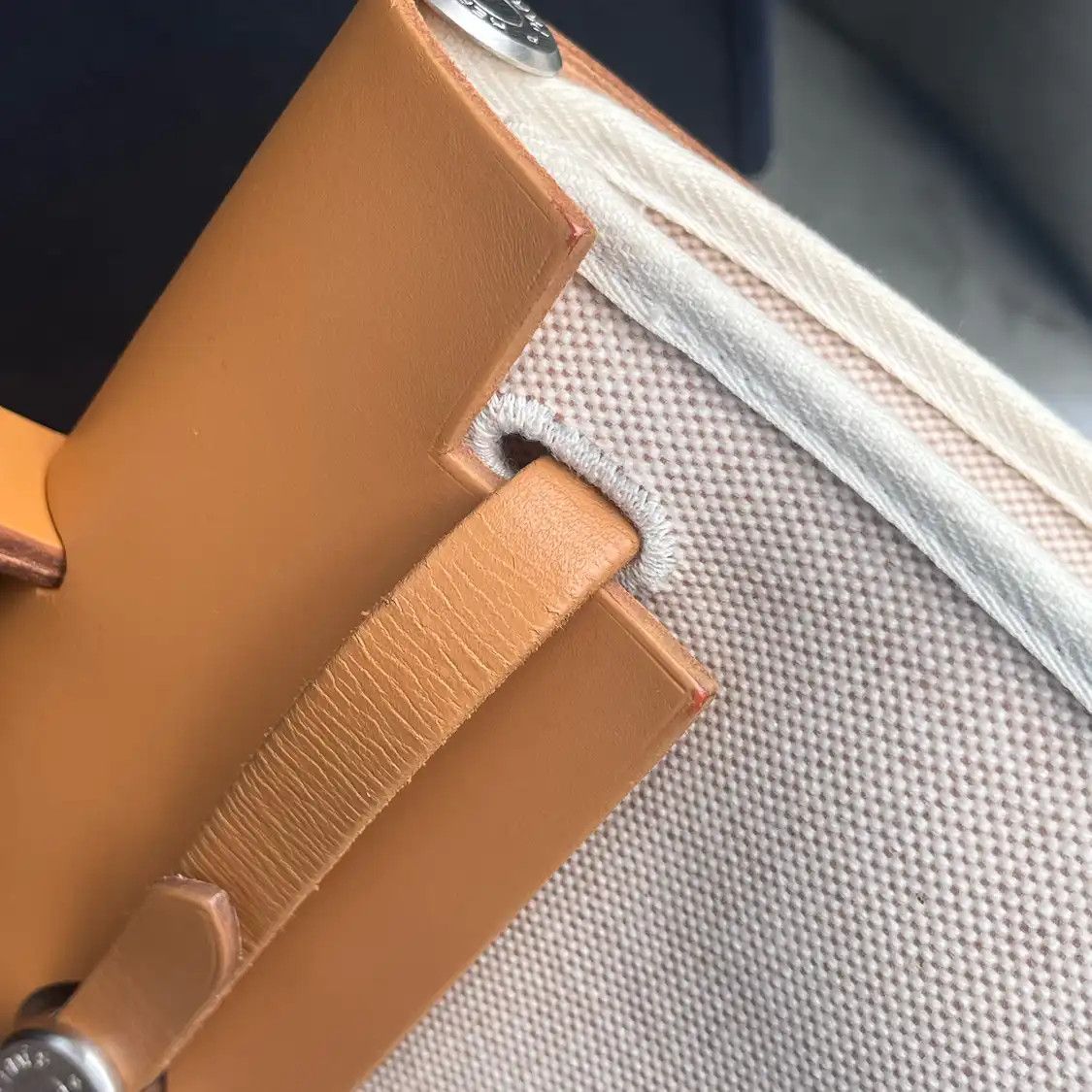 Hermes Hermes Herbag beige coated canvas backpack silver hardware medium vintage editio Size ONE SIZE - 13 Thumbnail