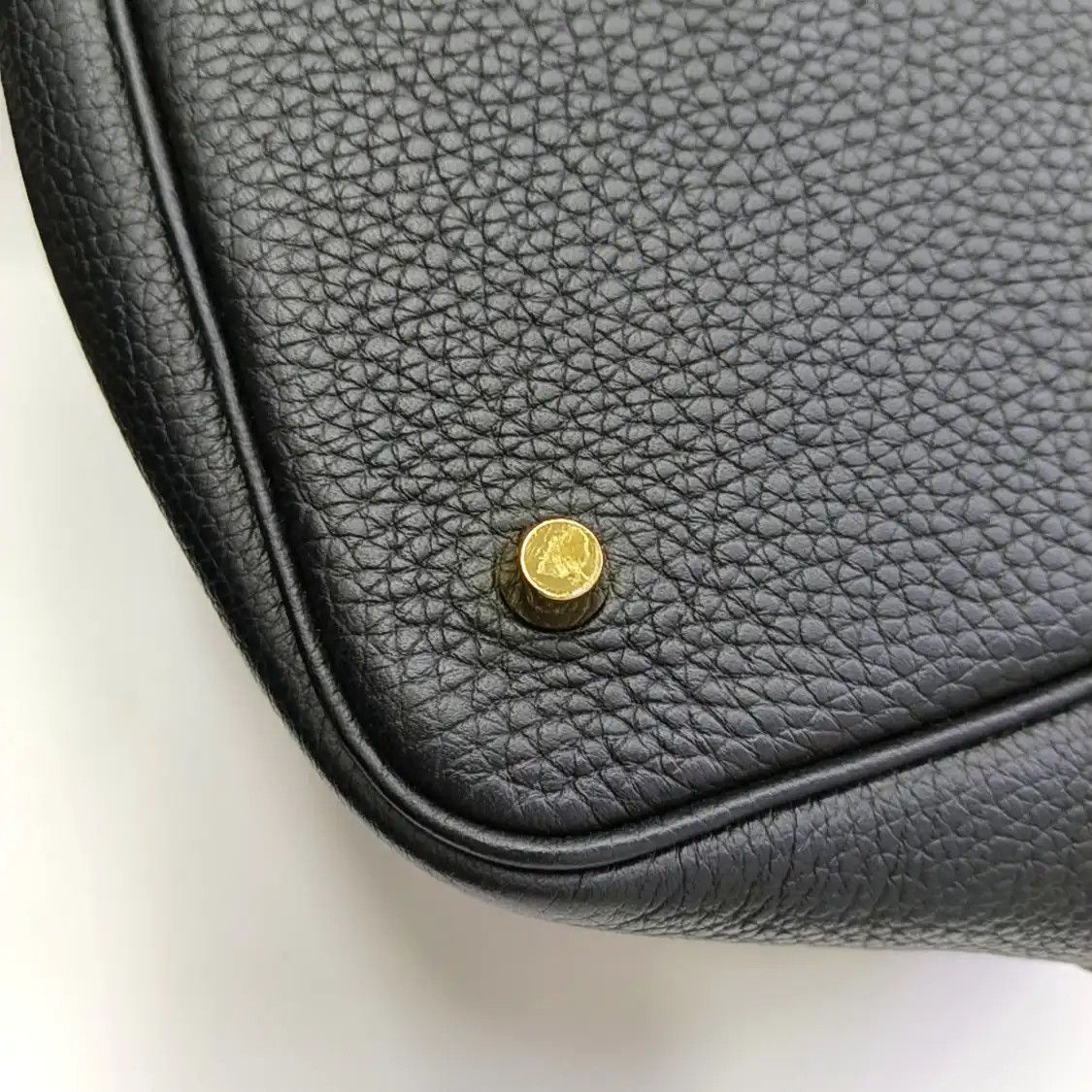 Hermes Hermes Picotin Lock 22 black Clemence cowhide leather picotin handbag gold hardw Size ONE SIZE - 10 Thumbnail