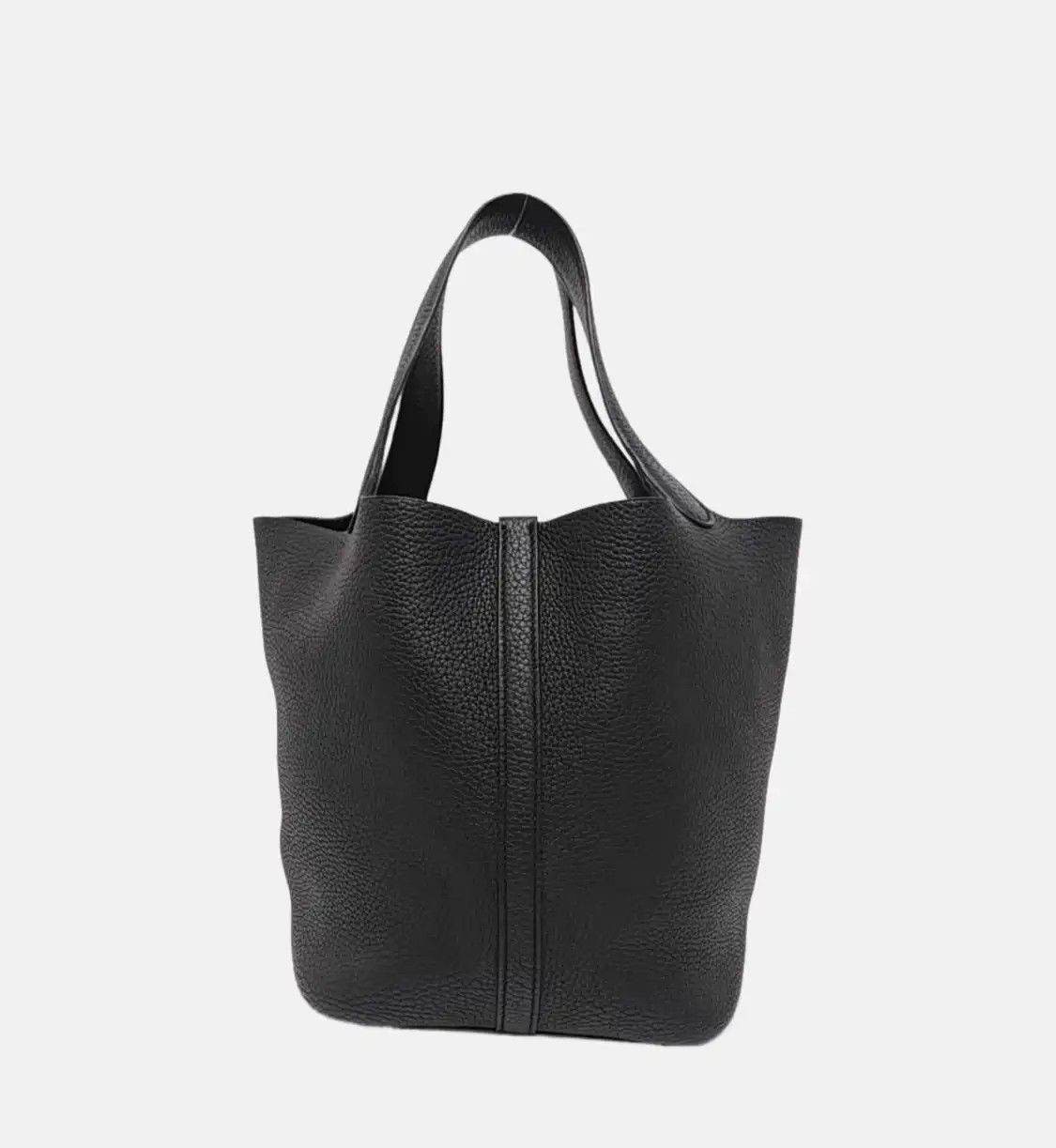 Hermes Hermes Picotin Lock 22 black Clemence cowhide leather picotin handbag gold hardw Size ONE SIZE - 5 Thumbnail