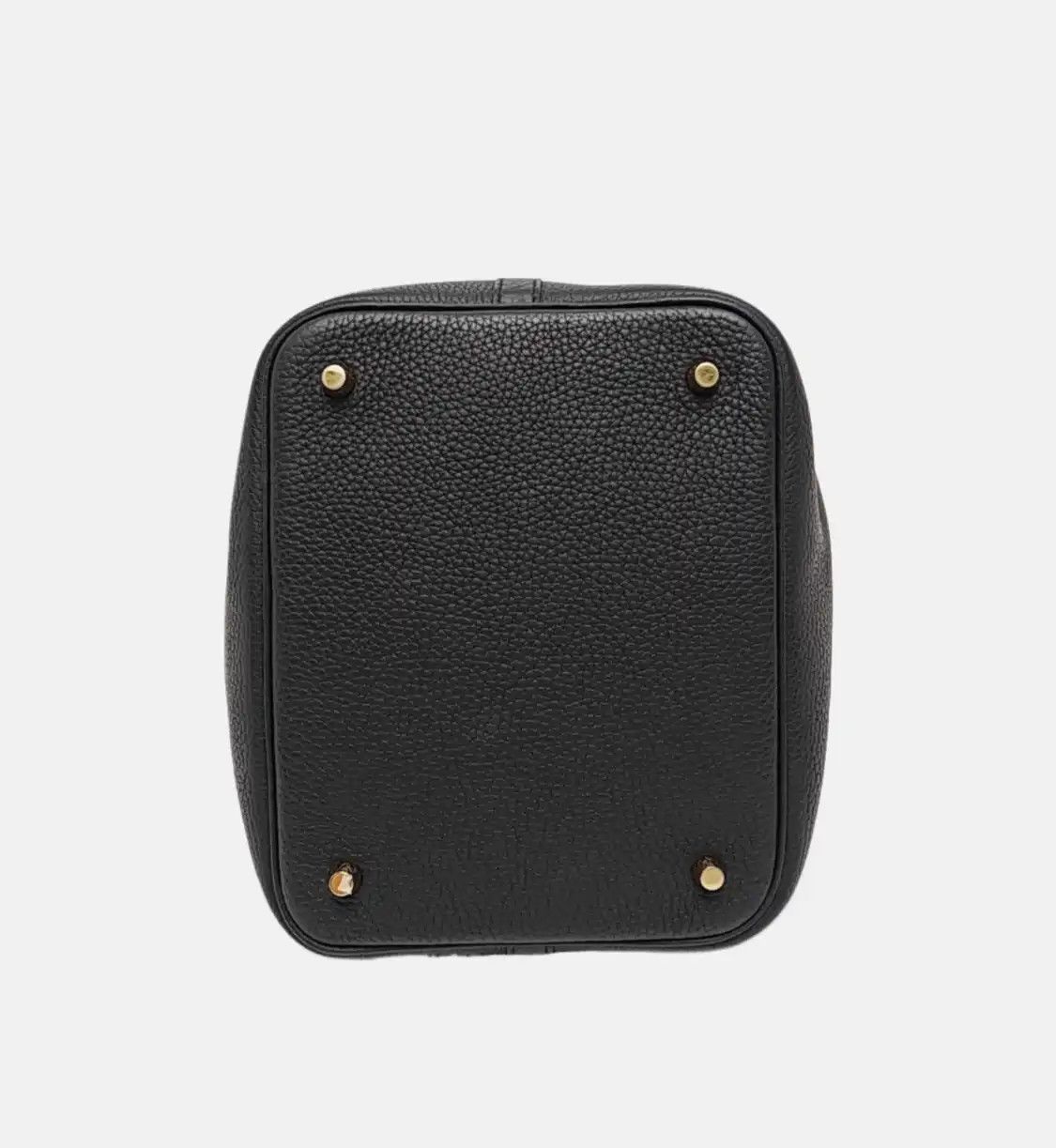 Hermes Hermes Picotin Lock 22 black Clemence cowhide leather picotin handbag gold hardw Size ONE SIZE - 6 Thumbnail
