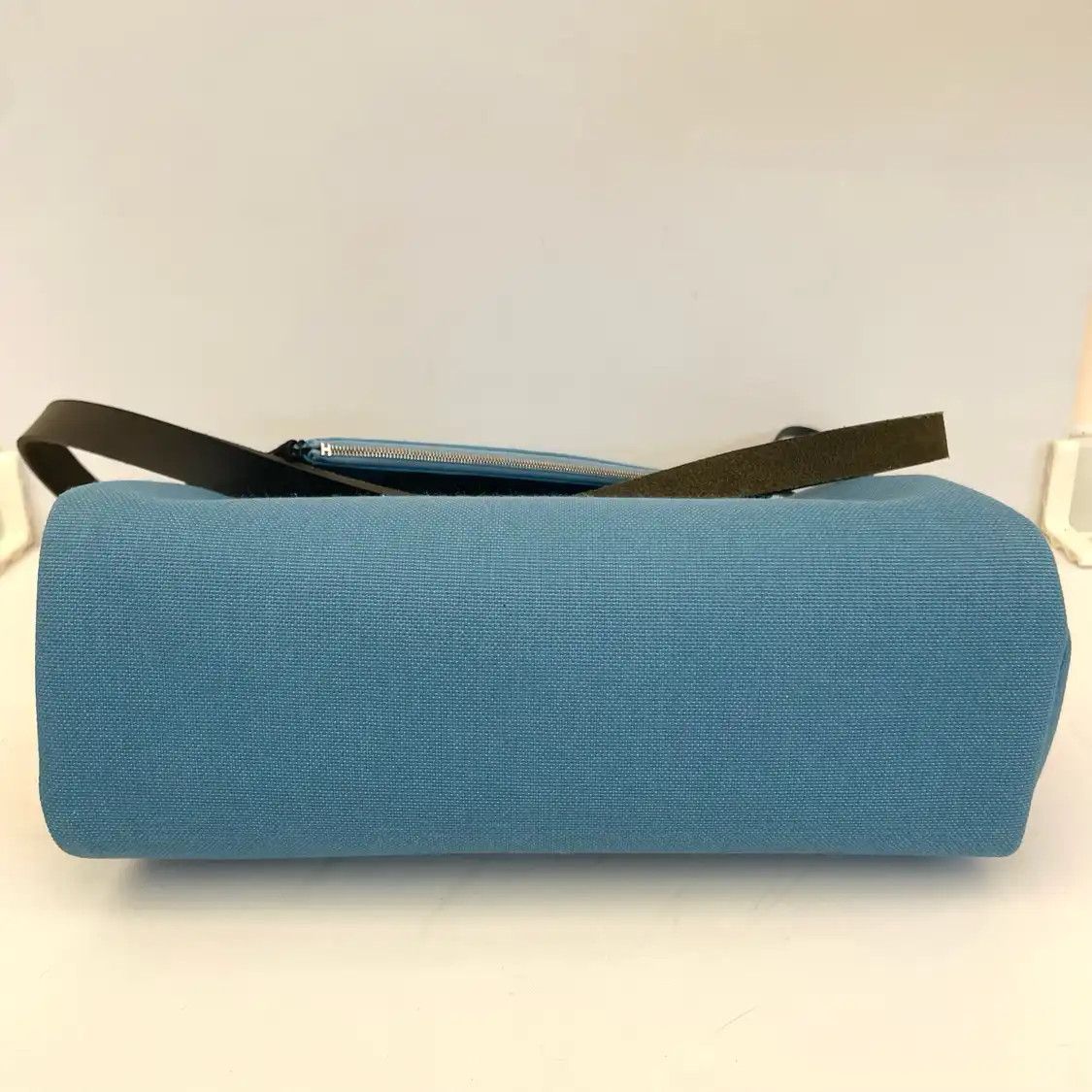 Hermes Hermes Herbag 31 new denim blue canvas shoulder bag silver hardware W sub-pocket Size ONE SIZE - 4 Thumbnail