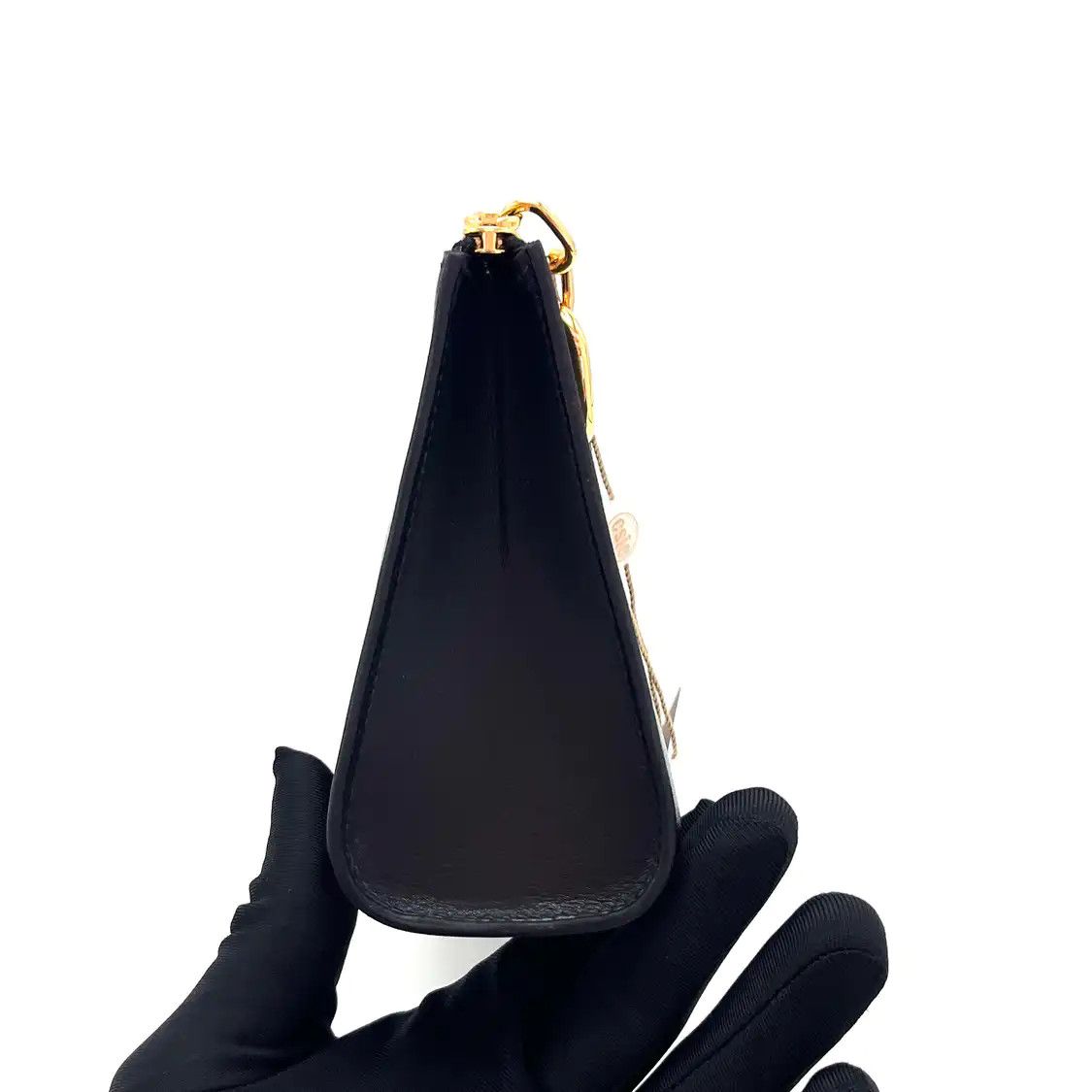 Hermes Hermes Zipengo black Evercalf cowhide leather clutch gold hardware G Size ONE SIZE - 3 Thumbnail