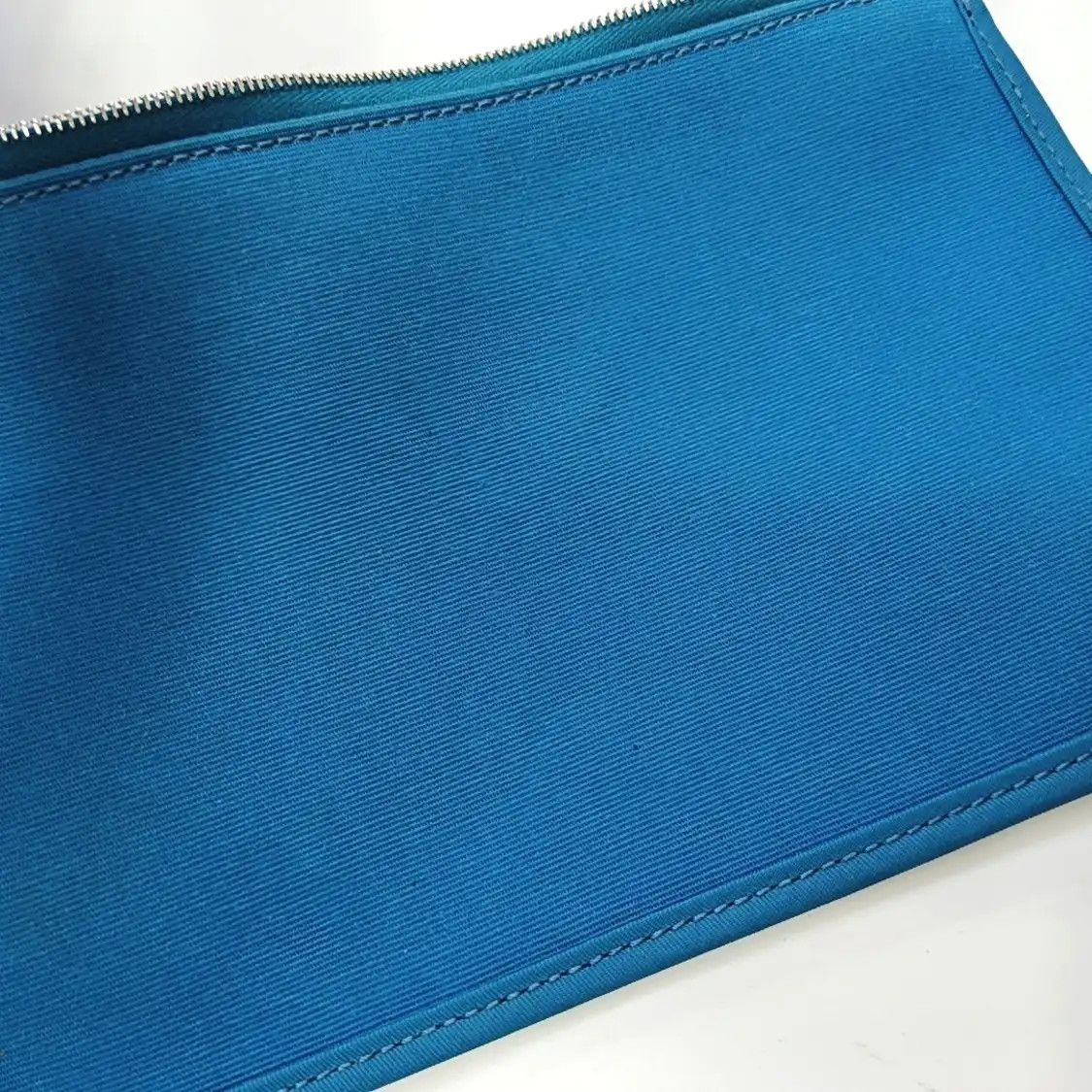 Hermes Hermes Herbag 31 peacock blue canvas shoulder bag handbag crossbody bag silver h Size ONE SIZE - 17 Thumbnail
