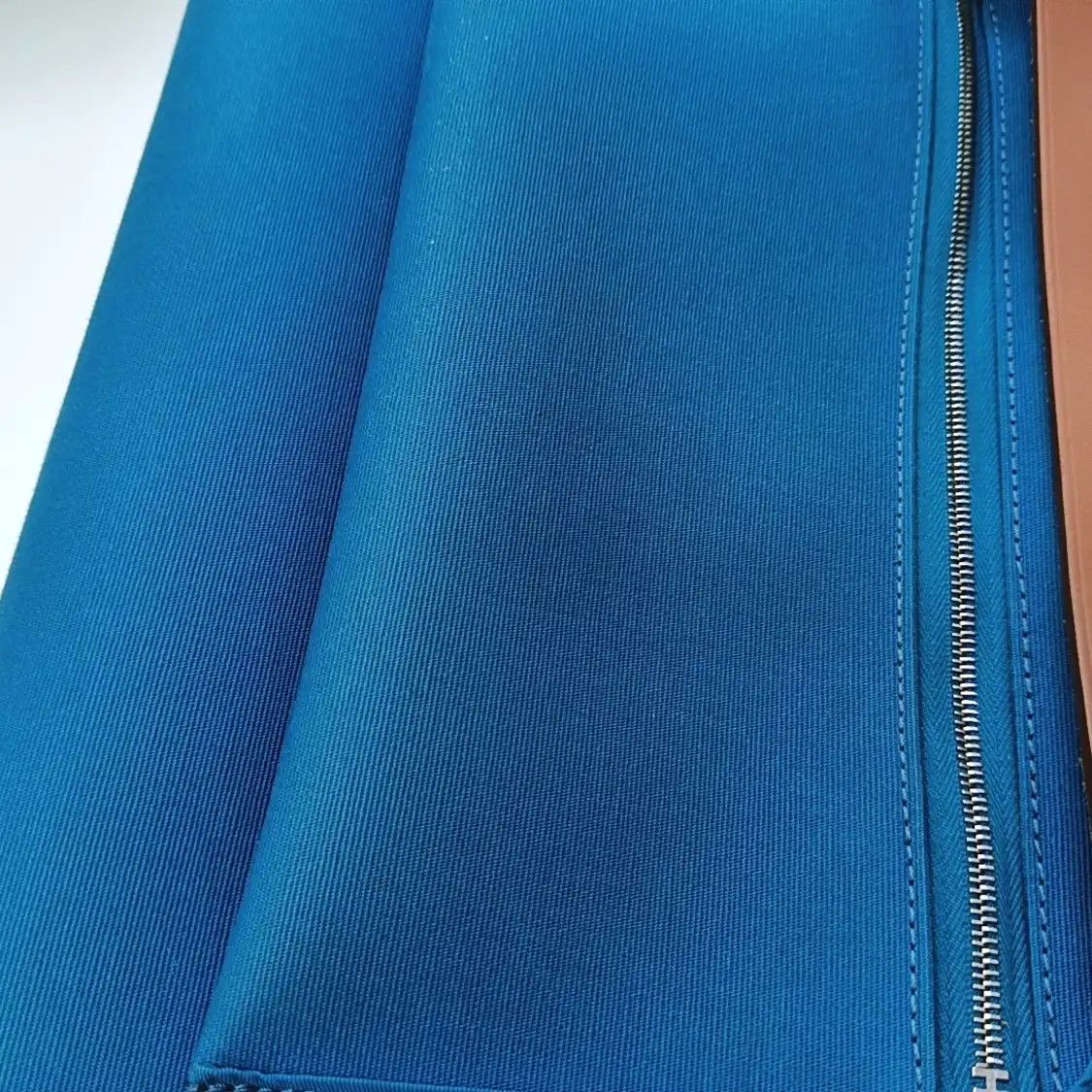 Hermes Hermes Herbag 31 peacock blue canvas shoulder bag handbag crossbody bag silver h Size ONE SIZE - 12 Thumbnail