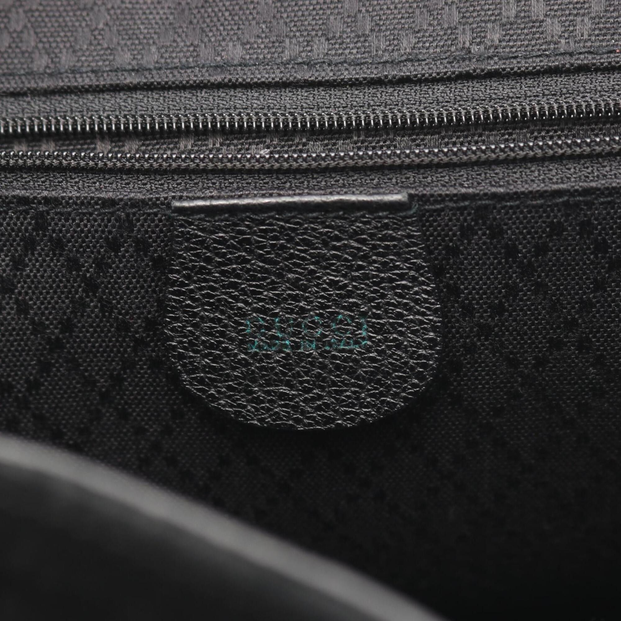 Gucci Gucci Bamboo Backpack/Handbag, Suede Leather, Women's, Black, 003 2058 0016 Size ONE SIZE - 4 Thumbnail