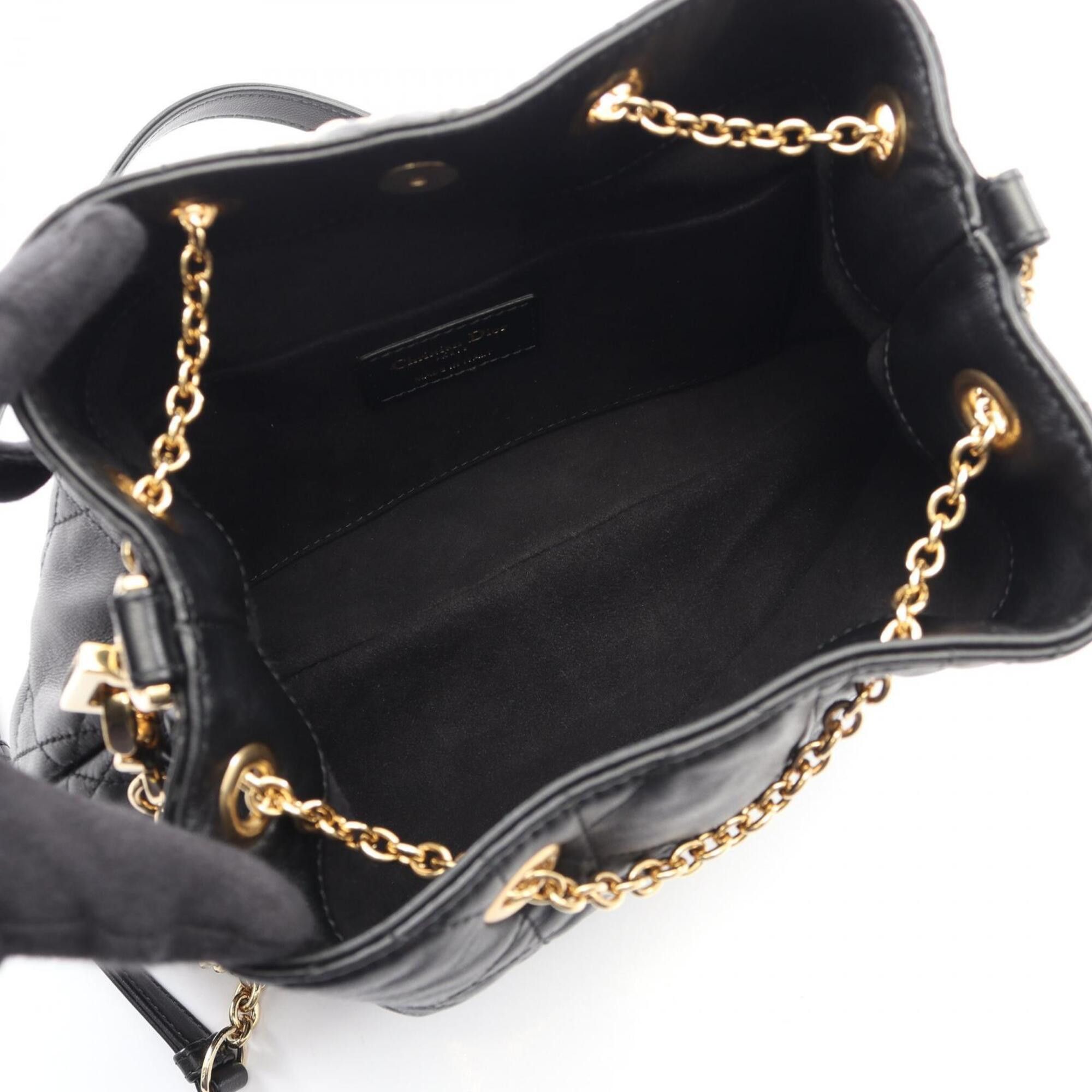 Dior Christian Dior Dior Ammi Shoulder Bag/Handbag, Leather, Women's, Black Size ONE SIZE - 3 Thumbnail