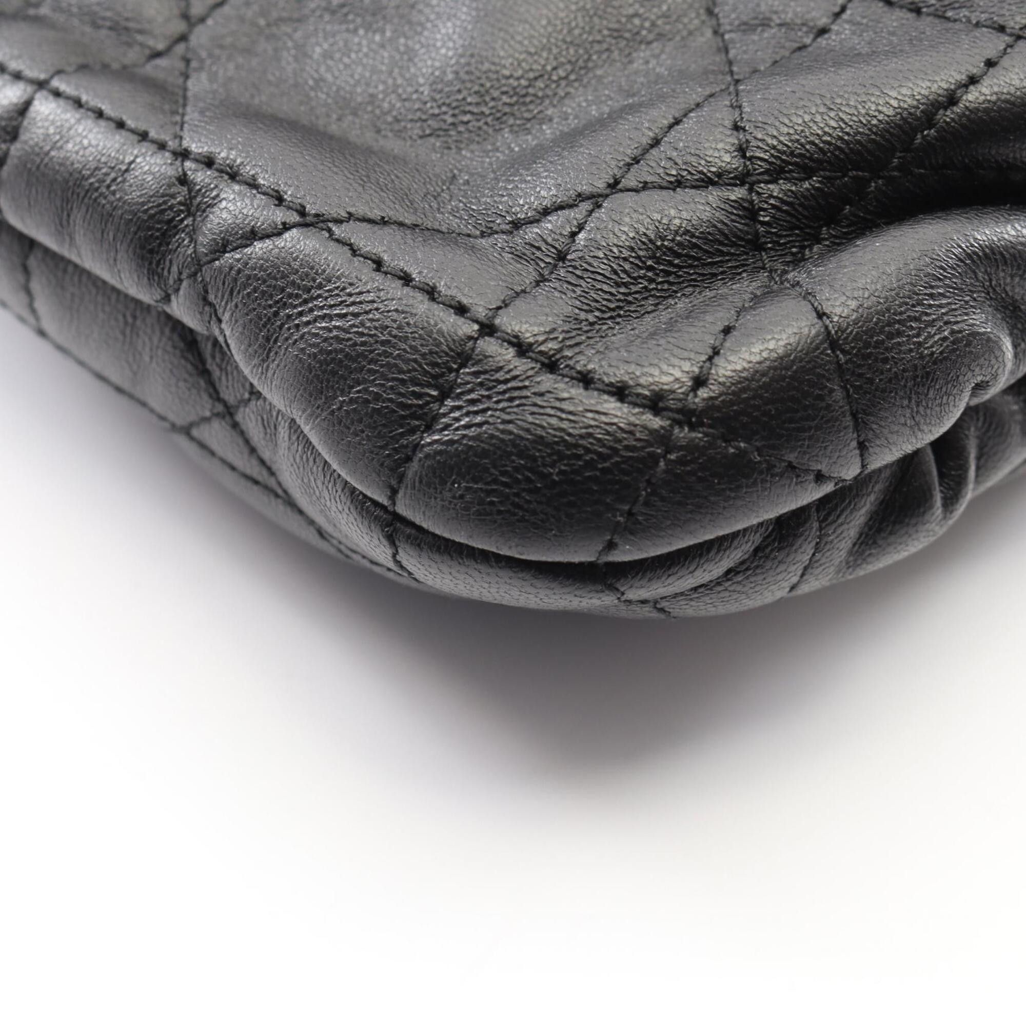 Dior Christian Dior Dior Ammi Shoulder Bag/Handbag, Leather, Women's, Black Size ONE SIZE - 6 Thumbnail
