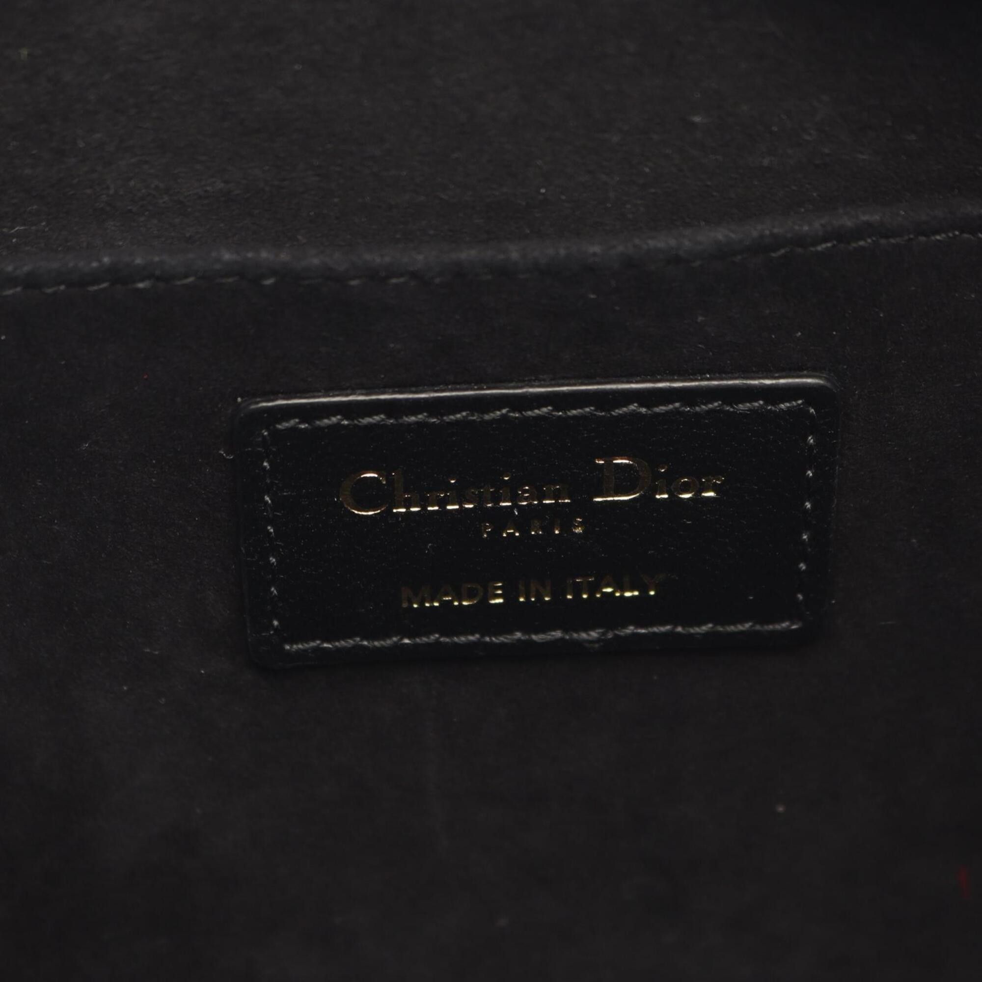 Dior Christian Dior Dior Ammi Shoulder Bag/Handbag, Leather, Women's, Black Size ONE SIZE - 4 Thumbnail
