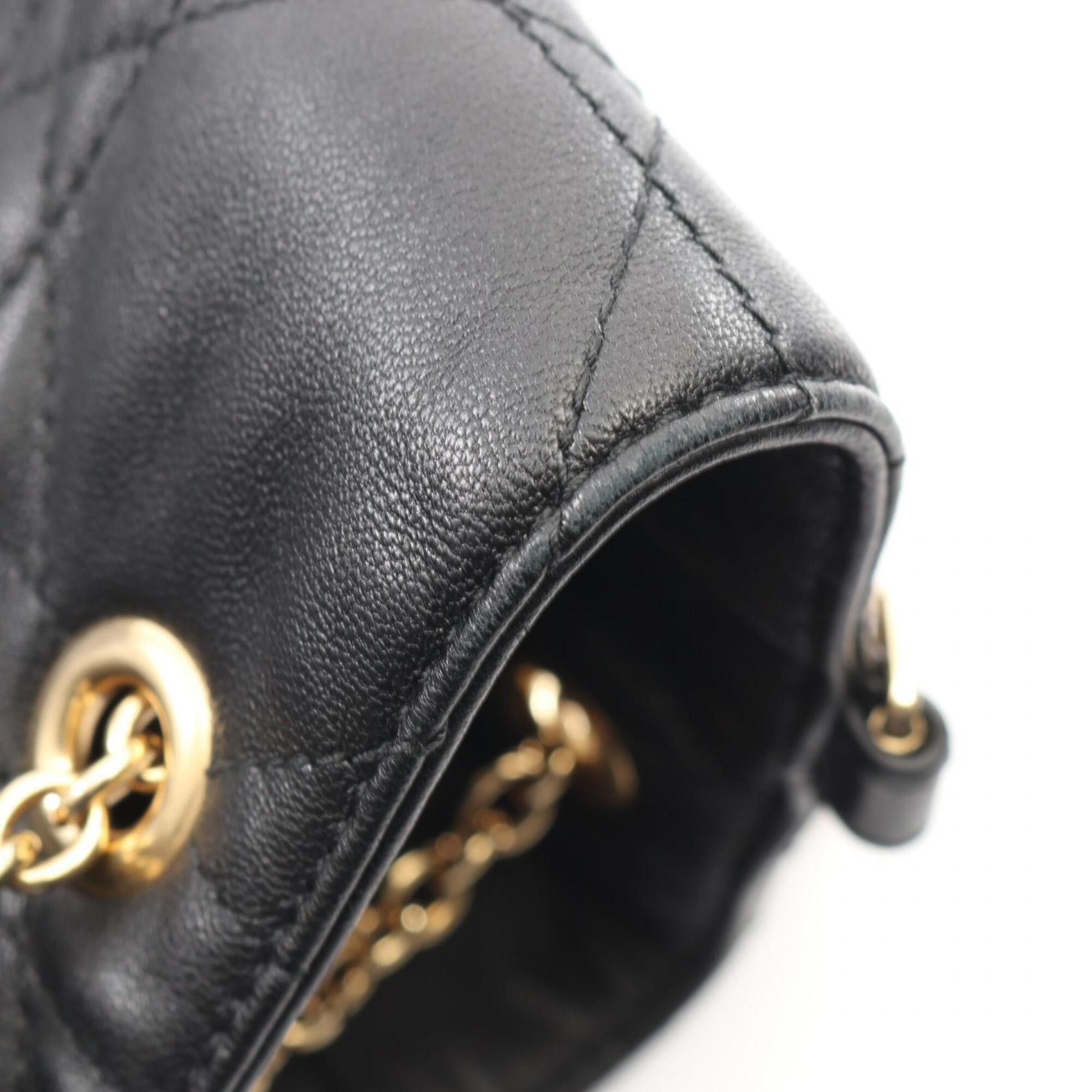Dior Christian Dior Dior Ammi Shoulder Bag/Handbag, Leather, Women's, Black Size ONE SIZE - 5 Thumbnail