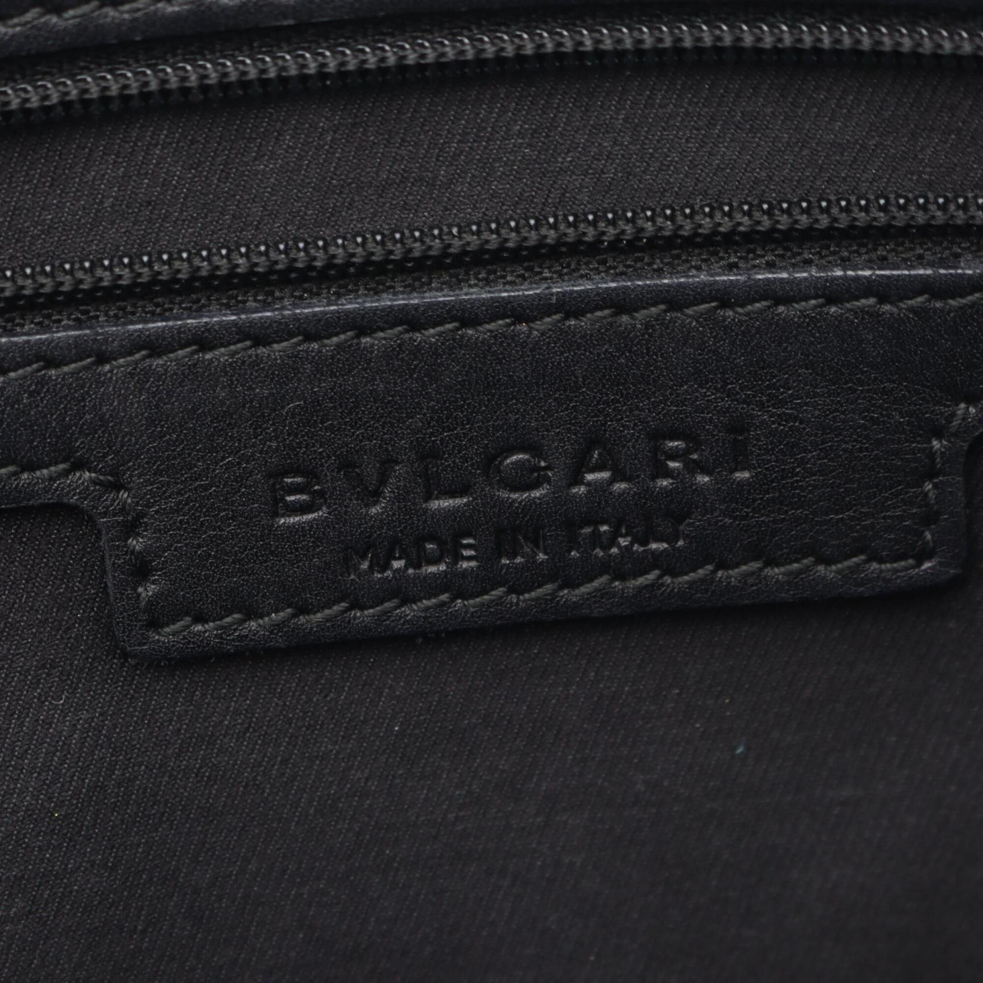 Bvlgari Bulgari BVLGARI COLLEZIONE Tote Bag Handbag Leather Women's Black Size ONE SIZE - 4 Thumbnail
