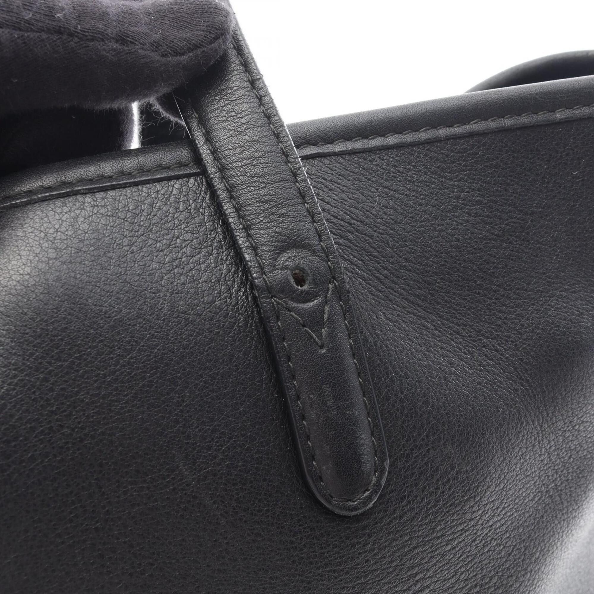 Bvlgari Bulgari BVLGARI COLLEZIONE Tote Bag Handbag Leather Women's Black Size ONE SIZE - 7 Thumbnail