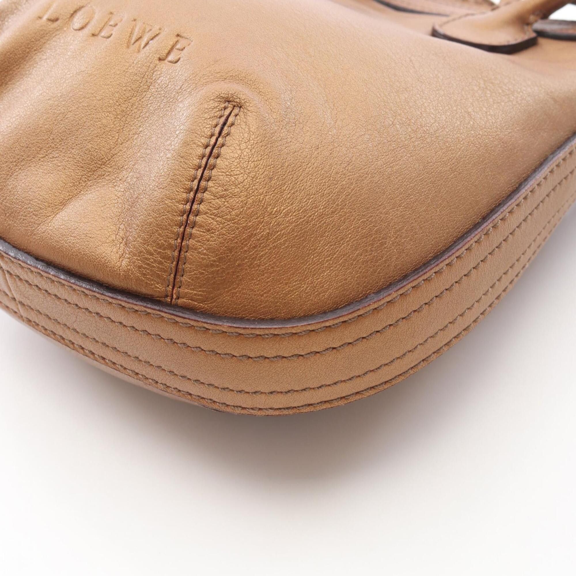 Loewe Loewe Fiesta 2-Way Handbag, Leather, Women's, Brown Size ONE SIZE - 7 Thumbnail