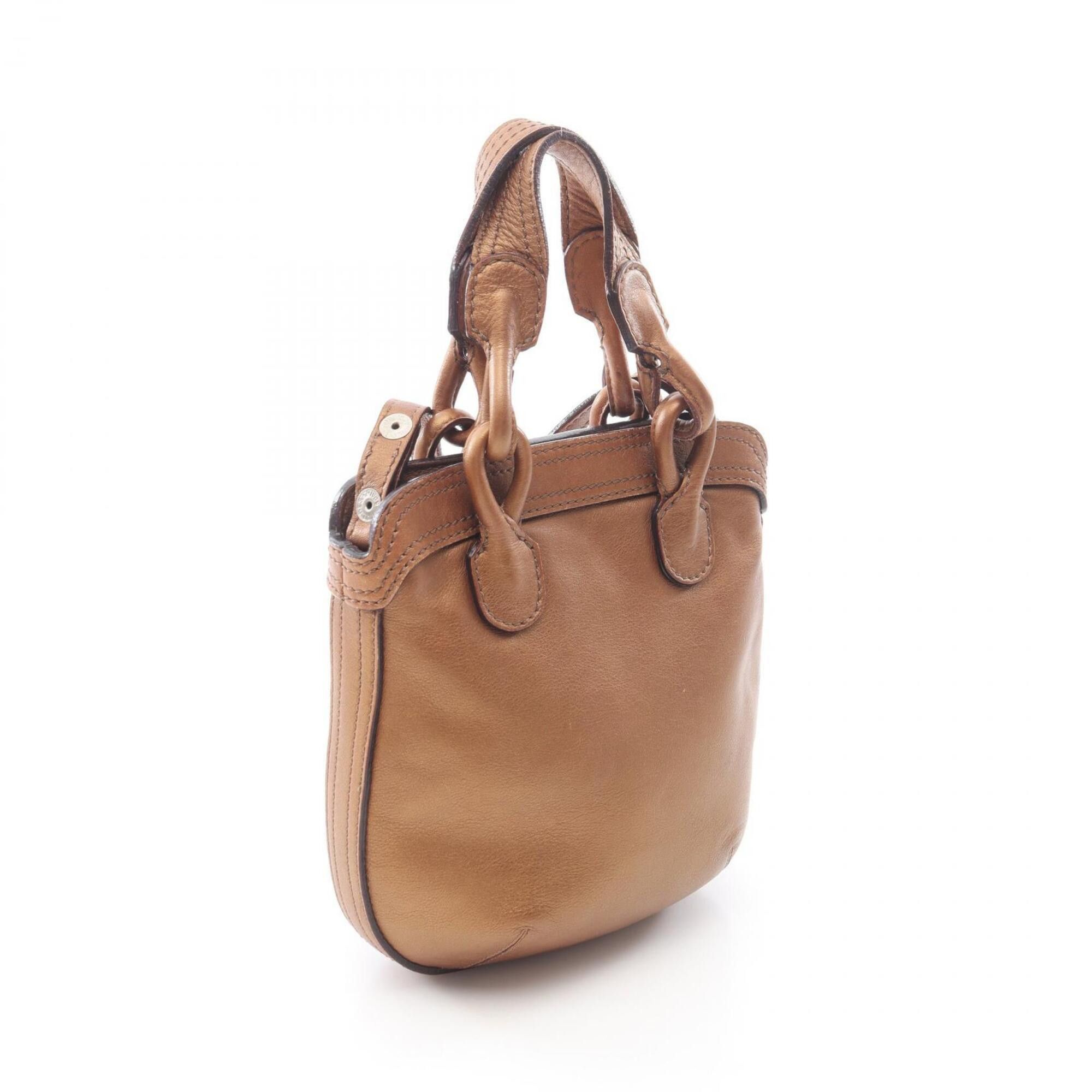 Loewe Loewe Fiesta 2-Way Handbag, Leather, Women's, Brown Size ONE SIZE - 2 Thumbnail