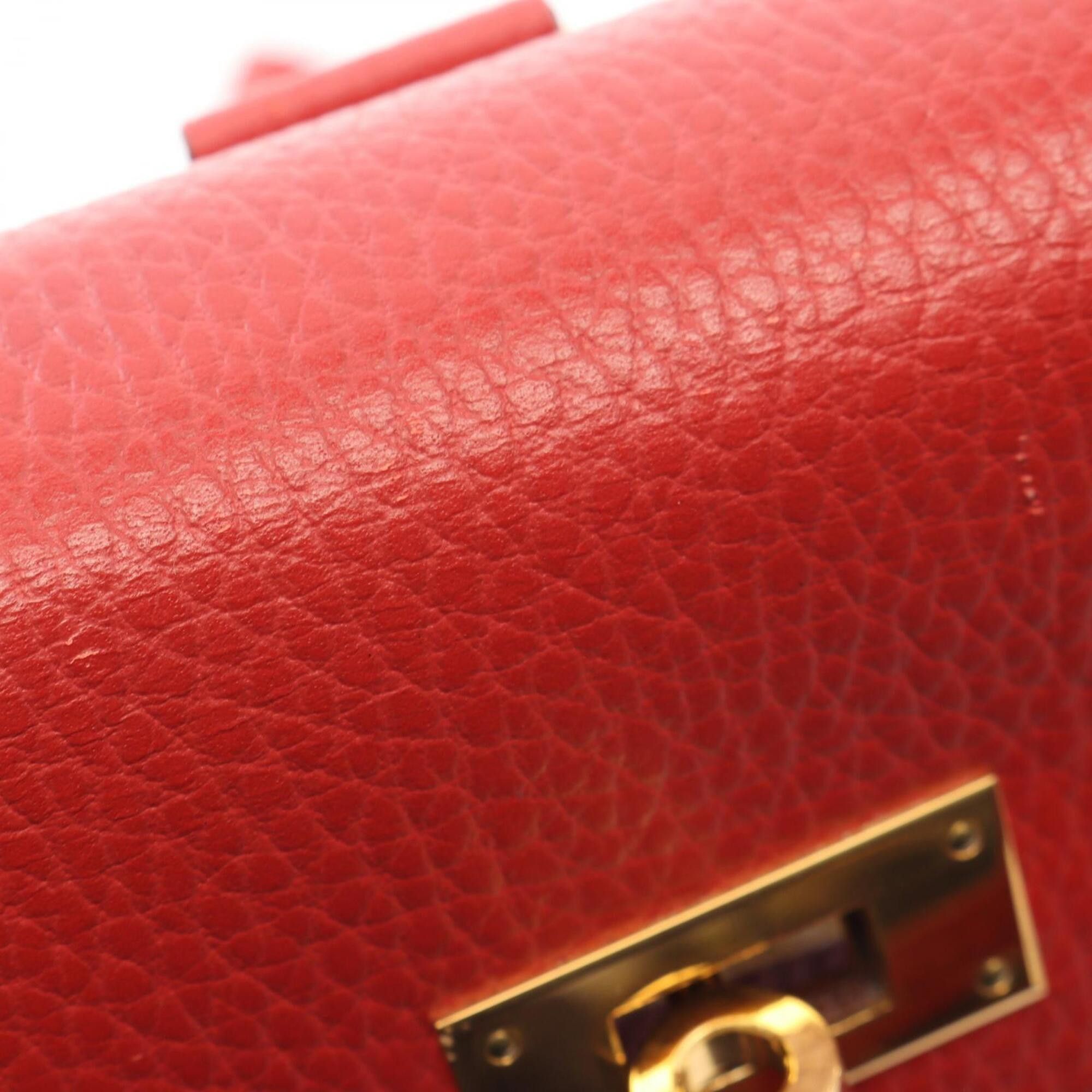Hermes Hermes Kelly Ad GM Vermilion Backpack/Handbag, Ardennes Leather, Red Tone Size ONE SIZE - 8 Thumbnail