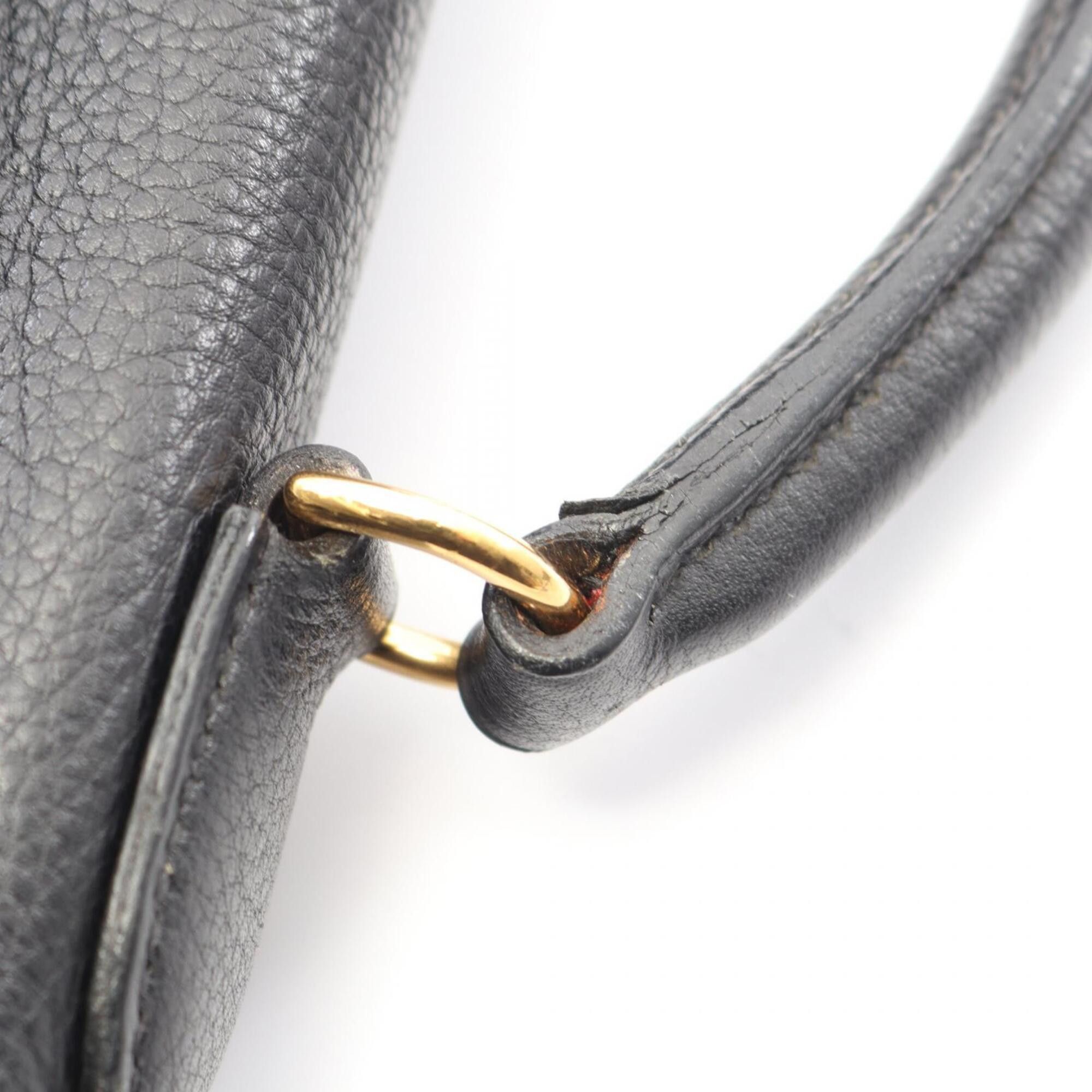 Hermes Hermes Kelly Ad GM Backpack/Handbag, Togo Leather, Black, Women's. Size ONE SIZE - 11 Thumbnail