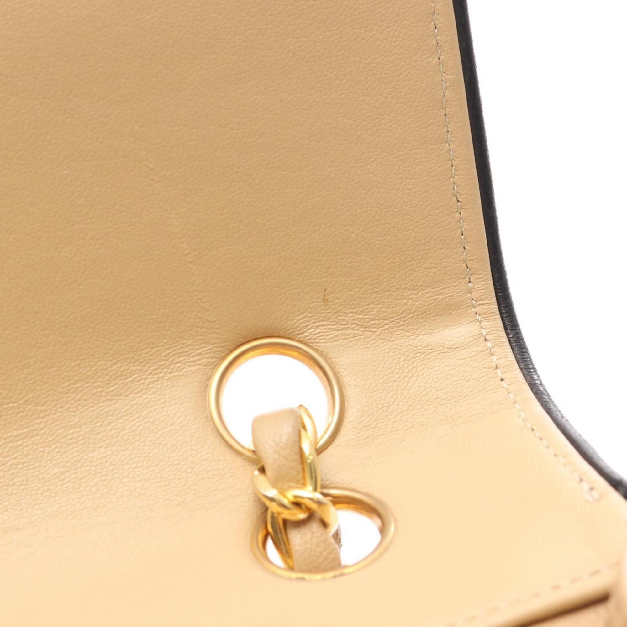 Chanel Chanel Matelassé Single Flap Vintage Shoulder Bag/Handbag, Lambskin Leather, Women's, Beige Size ONE SIZE - 7 Thumbnail