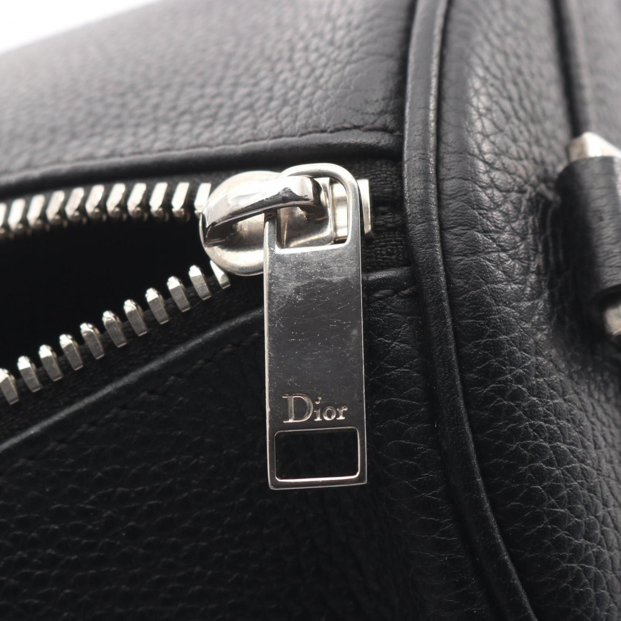 Dior Christian Dior Dior Atelier Roller Shoulder Bag/Handbag, Leather, Men's/Women's, Black, 1ATPO061XXX-H03E Size ONE SIZE - 6 Thumbnail