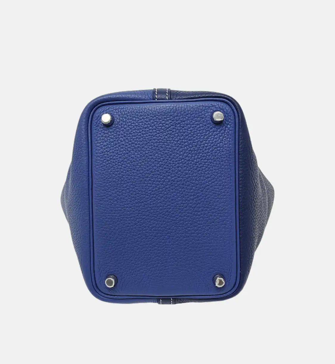 Hermes Hermes Picotin Lock 18 color-block Clemence cowhide leather picotin handbag silv Size ONE SIZE - 6 Thumbnail