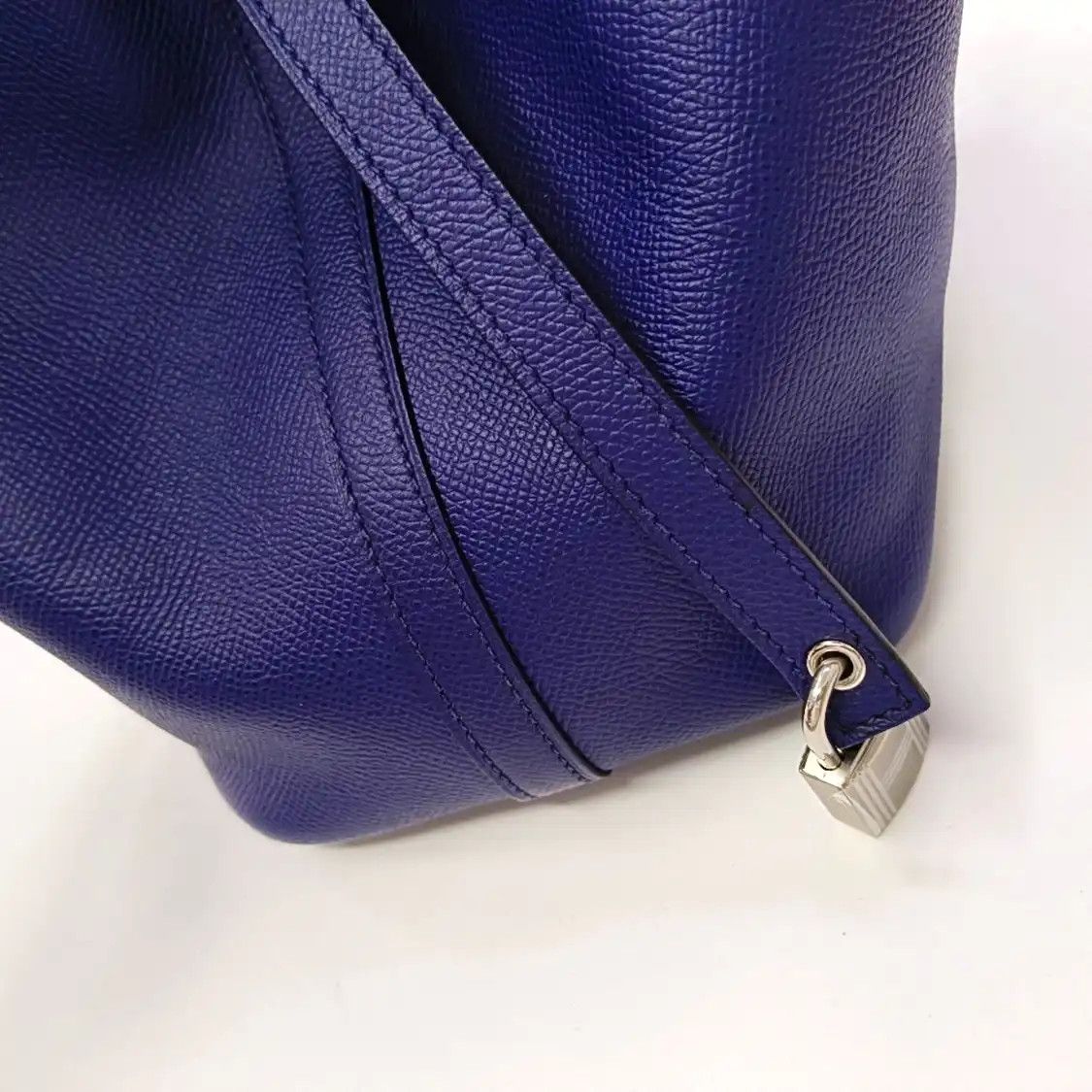 Hermes Hermes Picotin Lock 18 Iris Purple Epsom cowhide leather woven picotin handbag s Size ONE SIZE - 9 Thumbnail