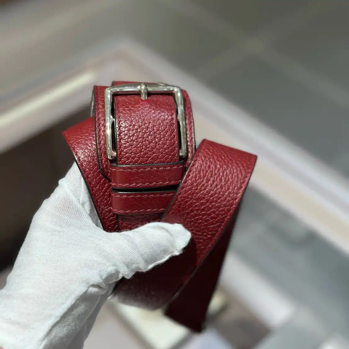 Hermes Hermes Jypsiere 31 Rouge Chili Clemence cowhide leather Jypsiere bag crossbody b Size ONE SIZE - 8 Thumbnail