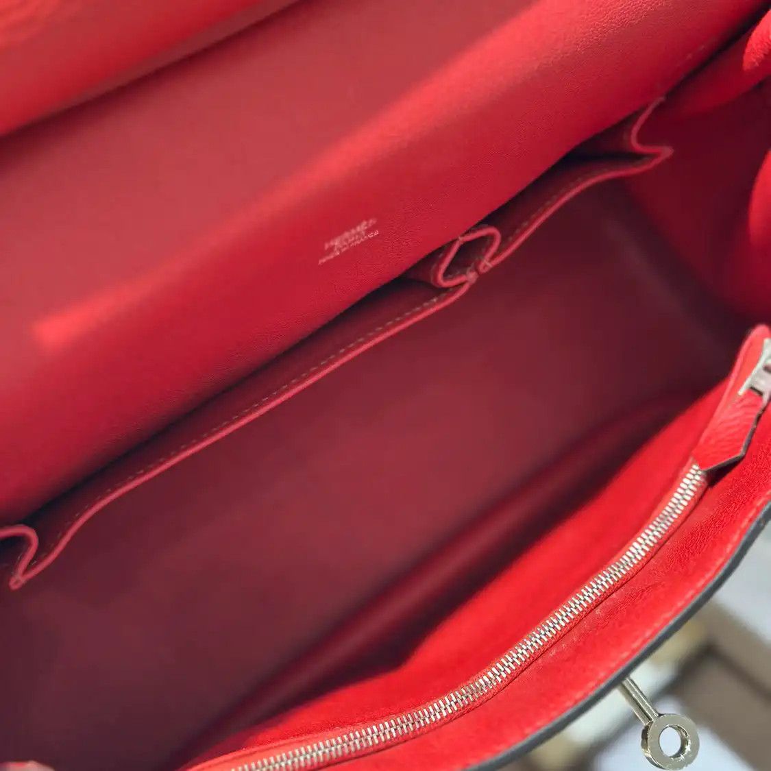 Hermes Hermes Jypsiere 31 Rouge Chili Clemence cowhide leather Jypsiere bag crossbody b Size ONE SIZE - 5 Thumbnail