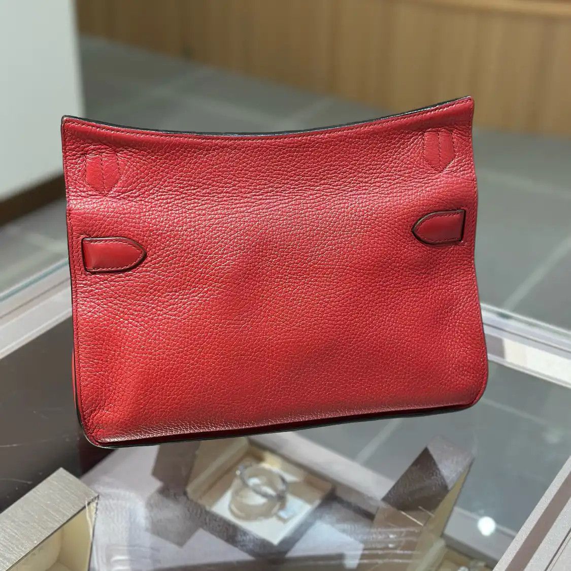 Hermes Hermes Jypsiere 31 Rouge Chili Clemence cowhide leather Jypsiere bag crossbody b Size ONE SIZE - 2 Thumbnail