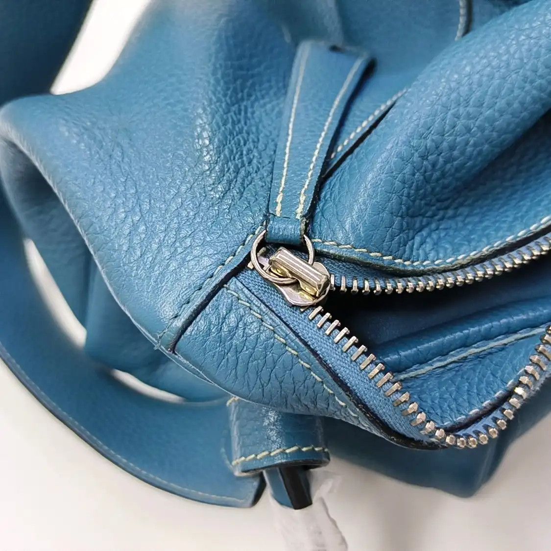 Hermes Hermes Lindy 34 new denim blue Clemence cowhide leather Lindy bag shoulder bag h Size ONE SIZE - 12 Thumbnail