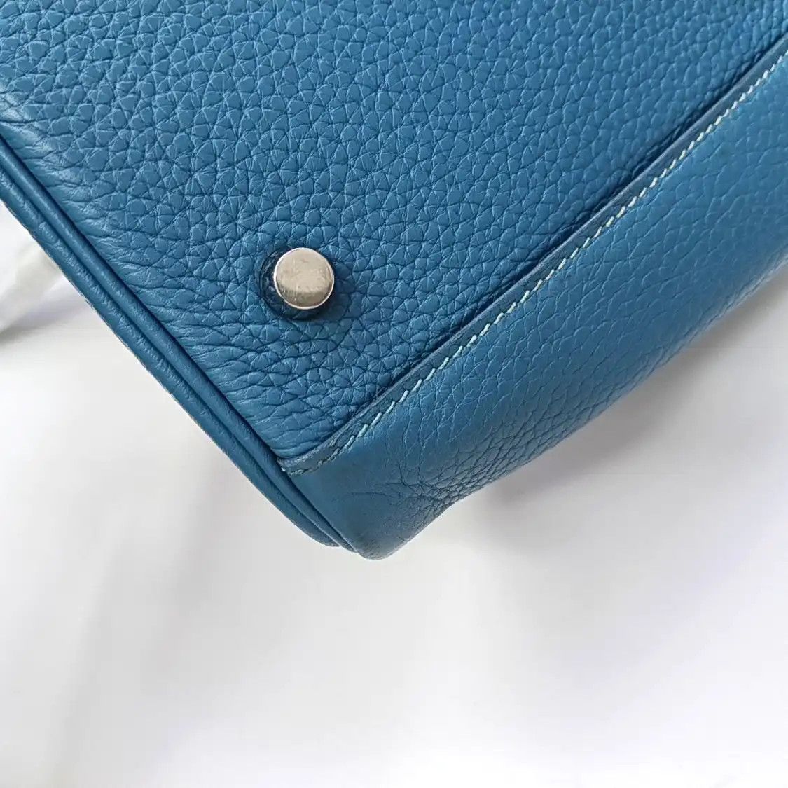 Hermes Hermes Lindy 34 new denim blue Clemence cowhide leather Lindy bag shoulder bag h Size ONE SIZE - 10 Thumbnail