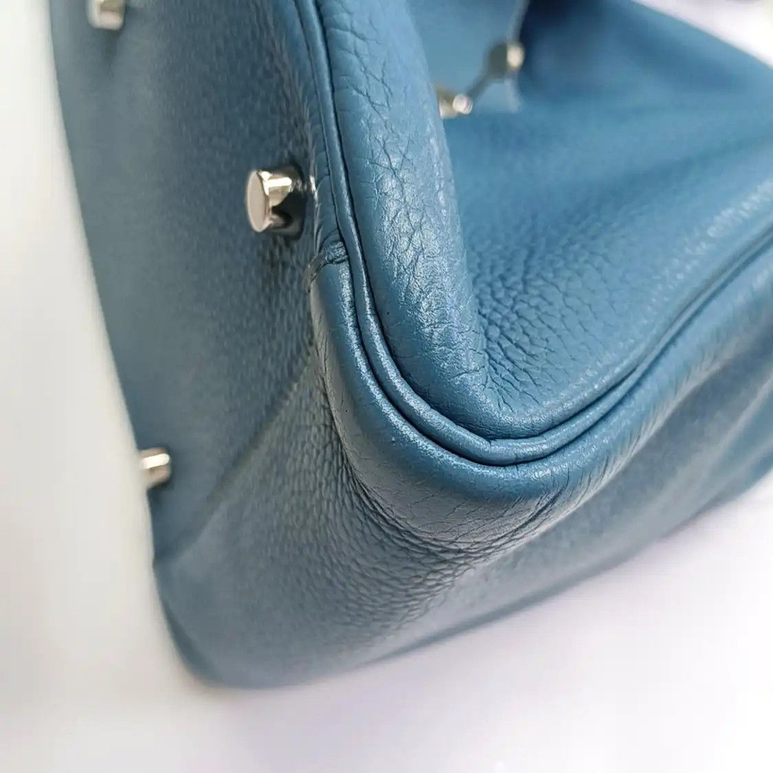 Hermes Hermes Lindy 34 new denim blue Clemence cowhide leather Lindy bag shoulder bag h Size ONE SIZE - 11 Thumbnail