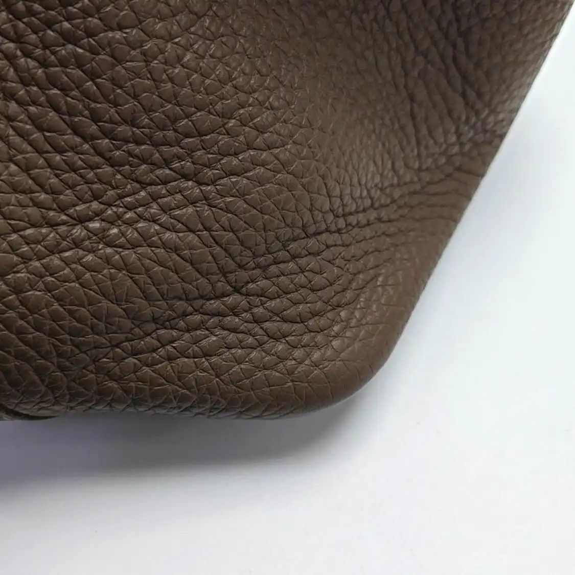 Hermes Hermes Picotin Lock 18 Etoupe Clemence cowhide leather picotin handbag silver ha Size ONE SIZE - 11 Thumbnail